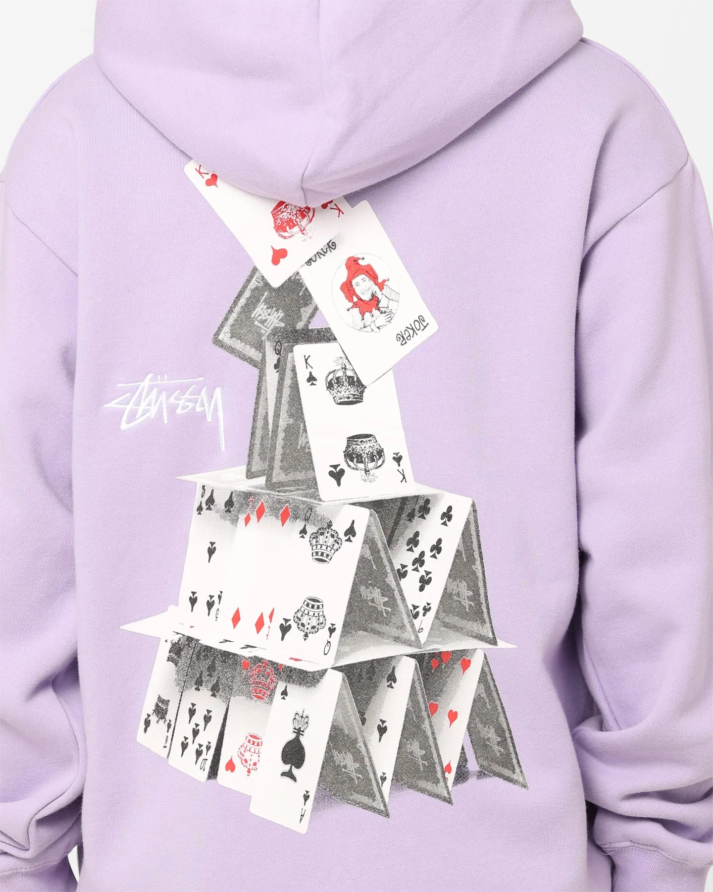 Performance Wear Solid Color Stussy House Of Cards Hoodie Lilac