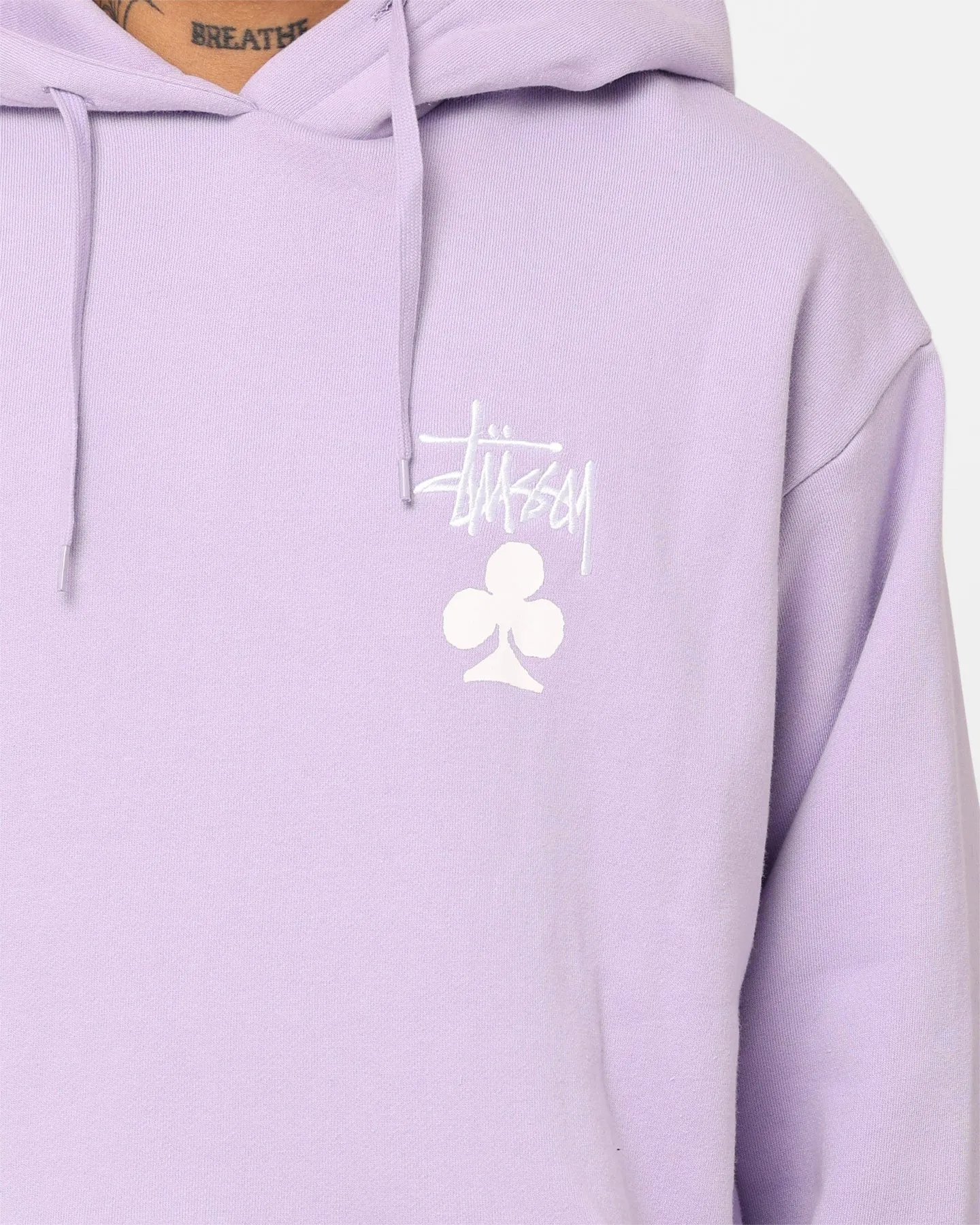 Stussy House Of Cards Hoodie Lilac Urban Adventure birthday