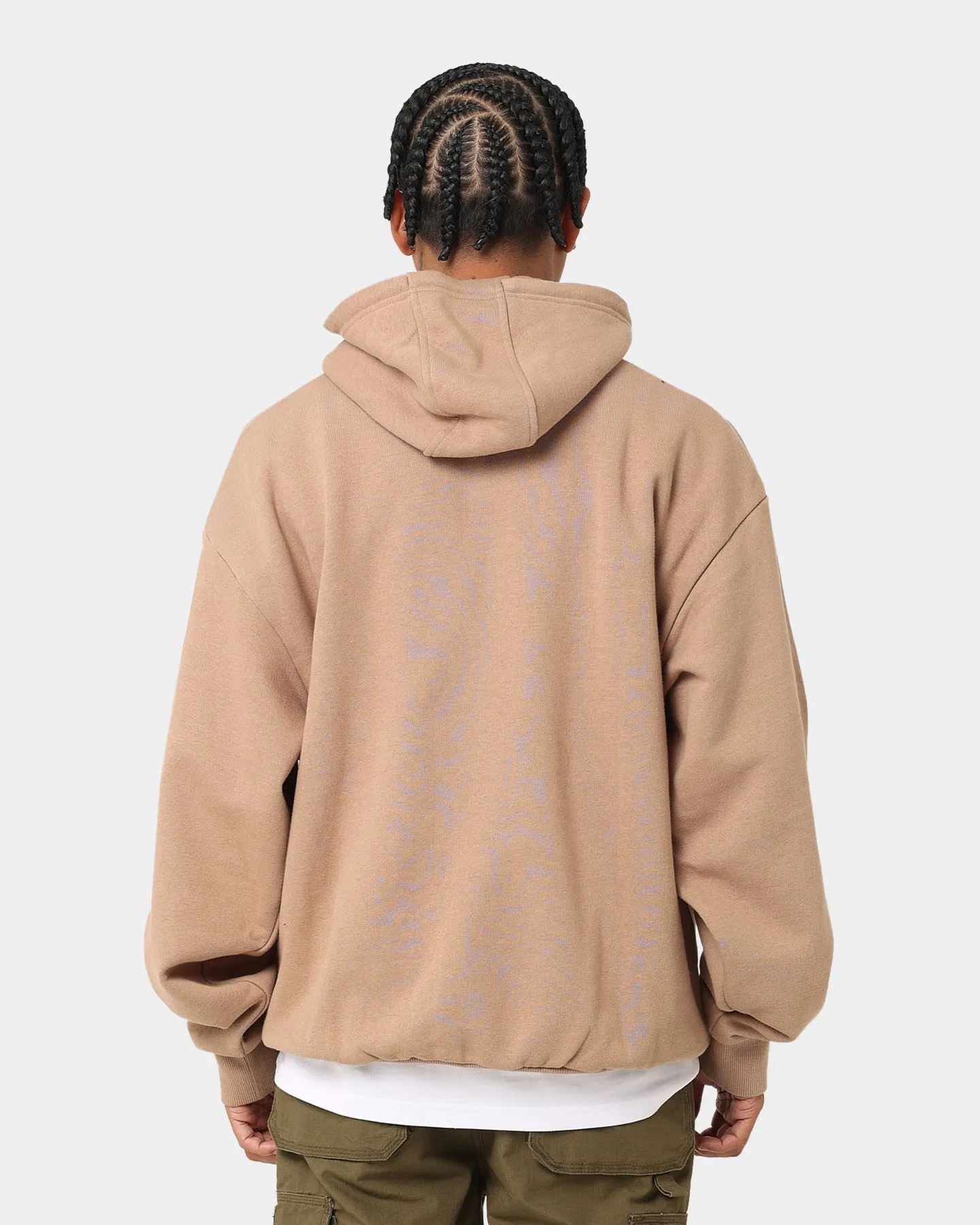 Ergonomic Sleeves Work Ready New Era Chicago Bulls Sleeve Script Hoodie Khaki/Black