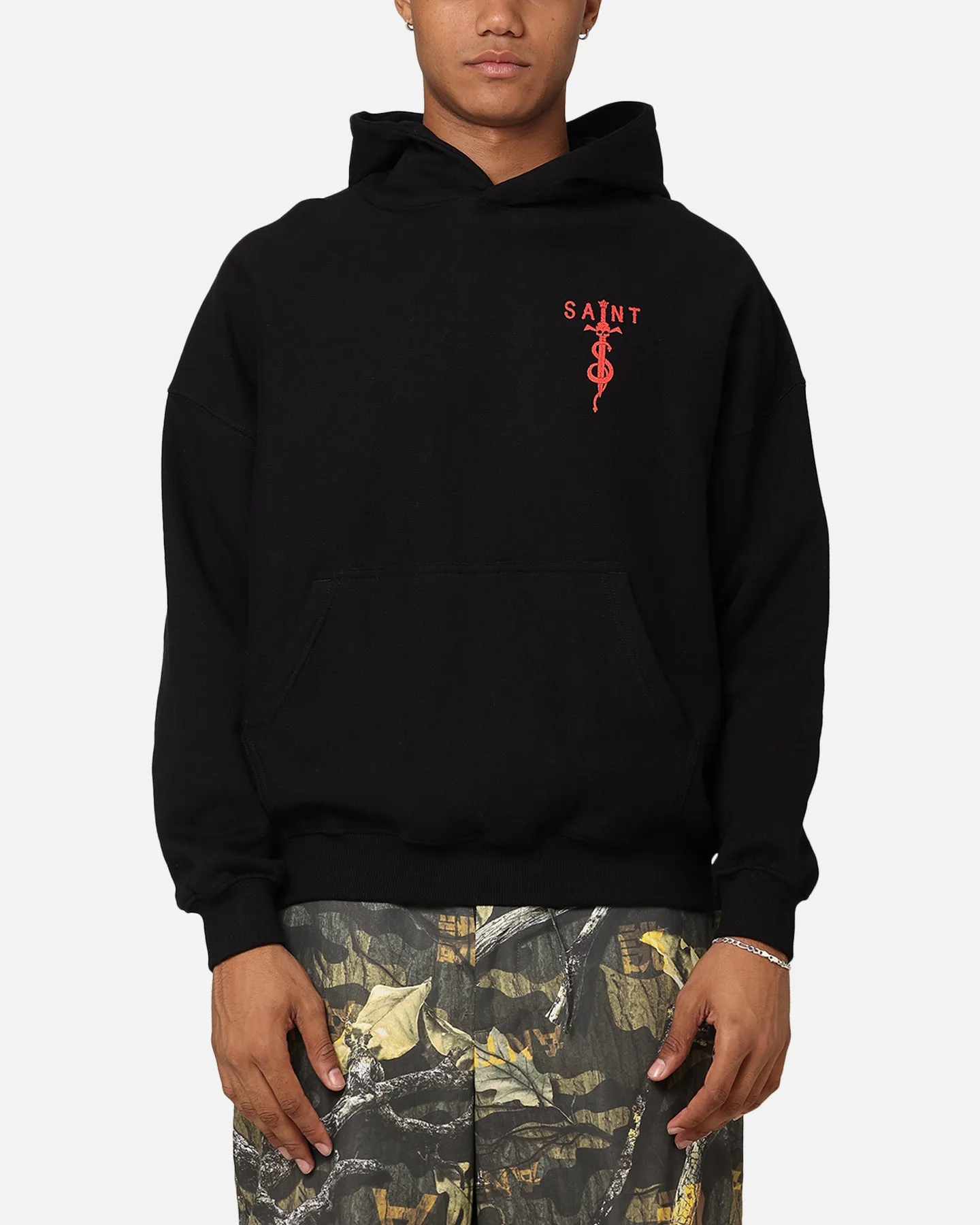 Saint Morta Daggers Premium Hoodie Black/Red Tweezers