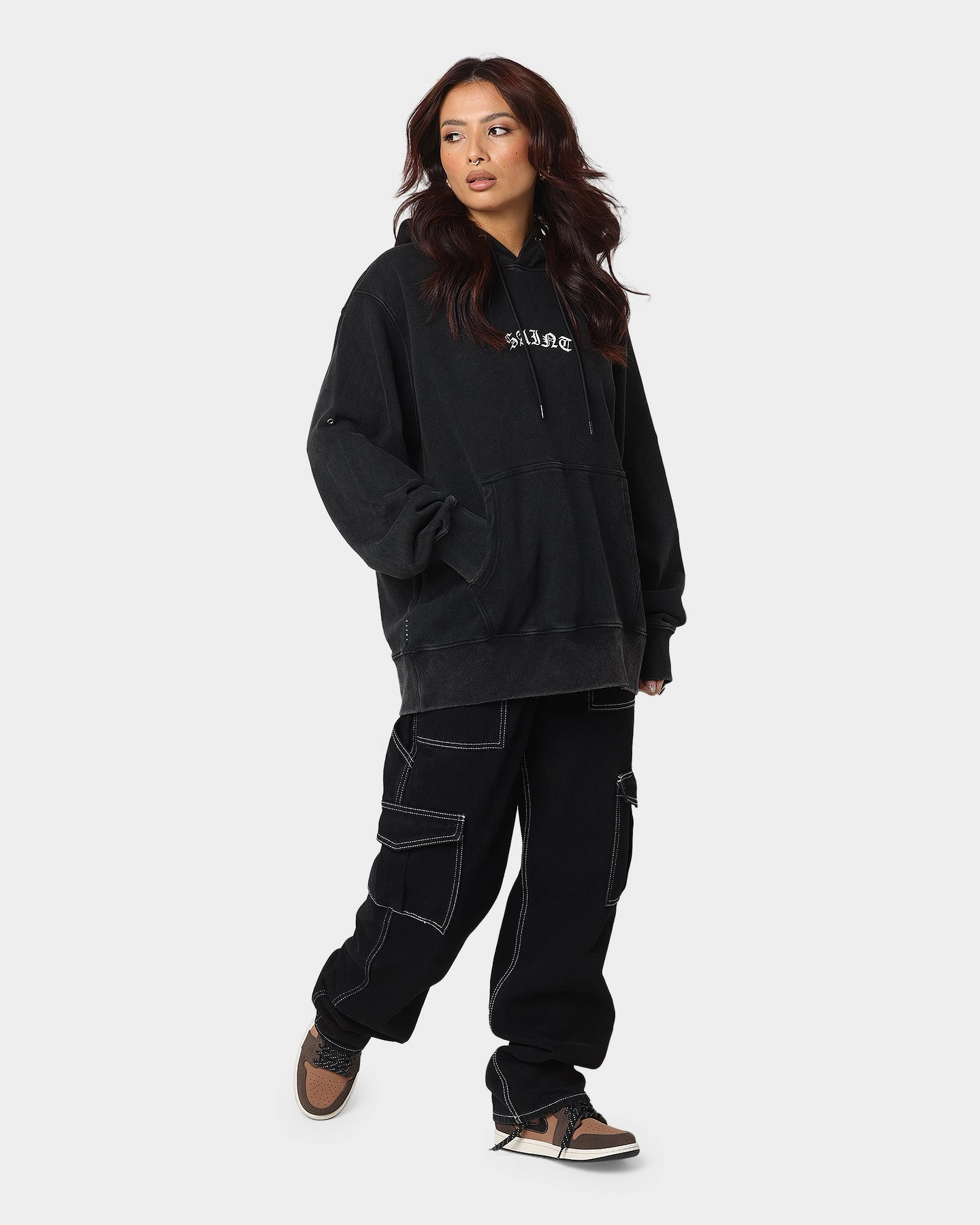 Saint Morta Day Of The Dead Hoodie Vintage Black Project Adventure