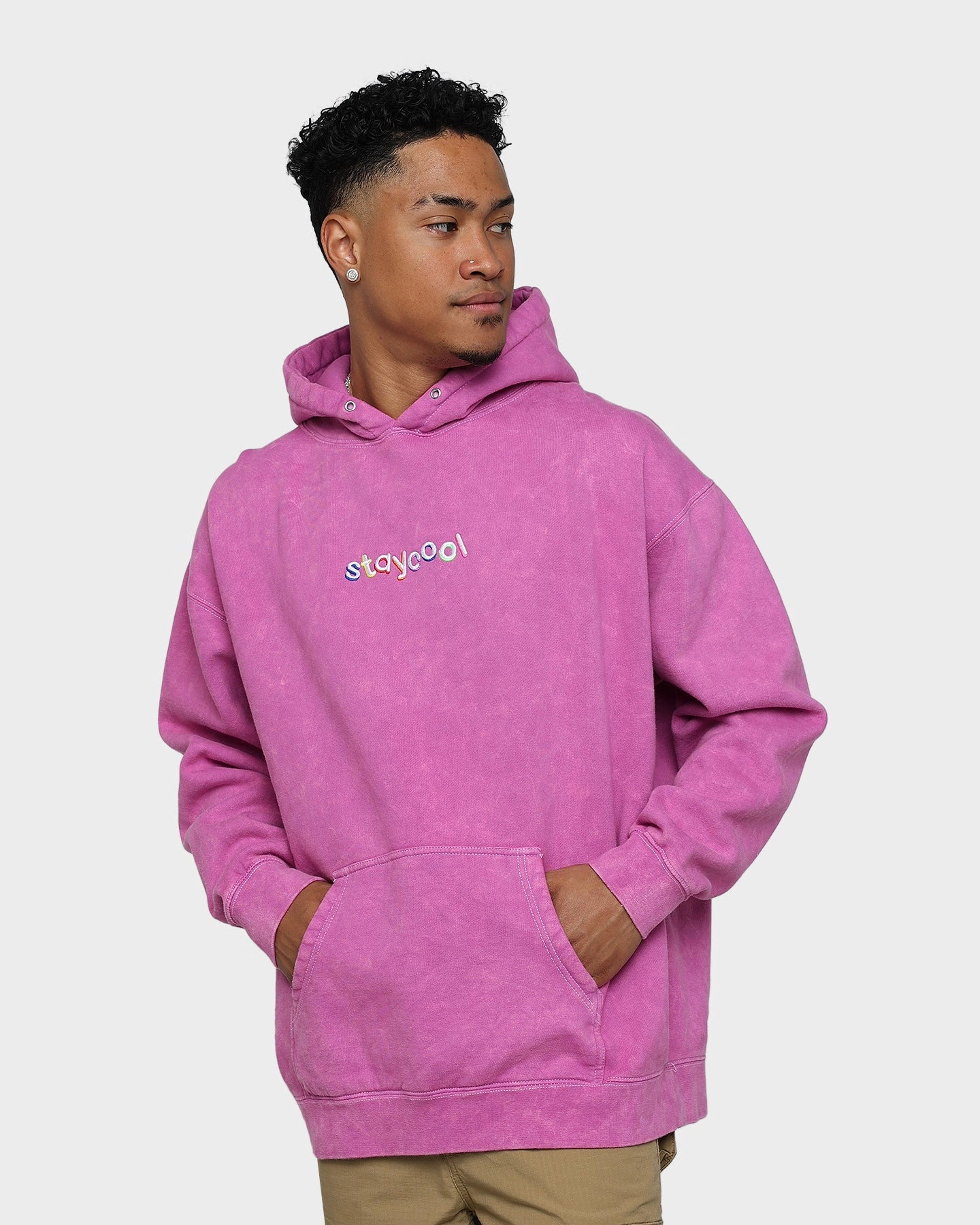 StayCoolNYC Classic Hoodie Magenta Cozy Fit Adjustable