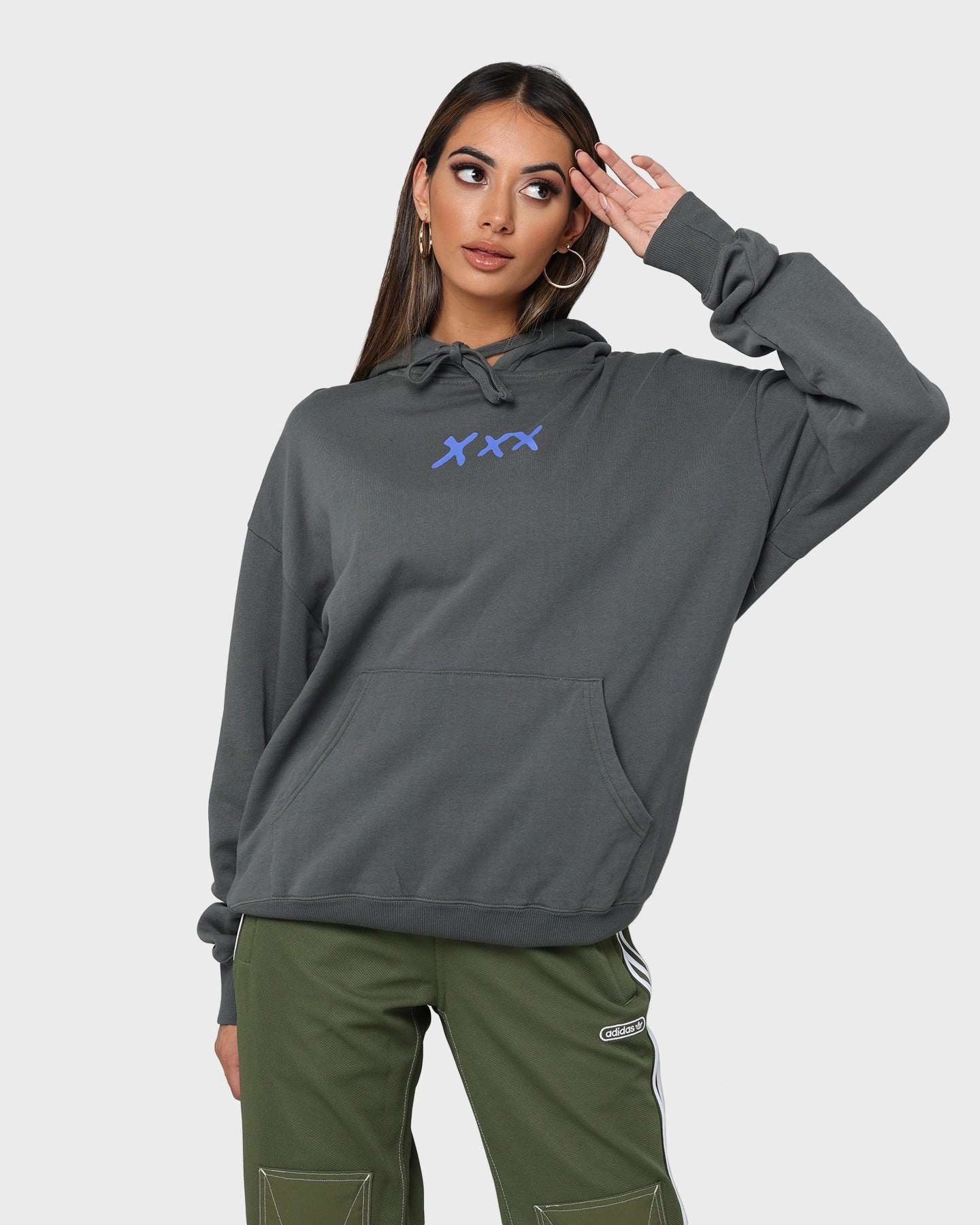 color fast sailors XXXTentacion Prosper Hoodie Grey