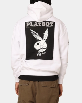 Playboy Jan '89 Hoodie White Adaptive Fit New Year's