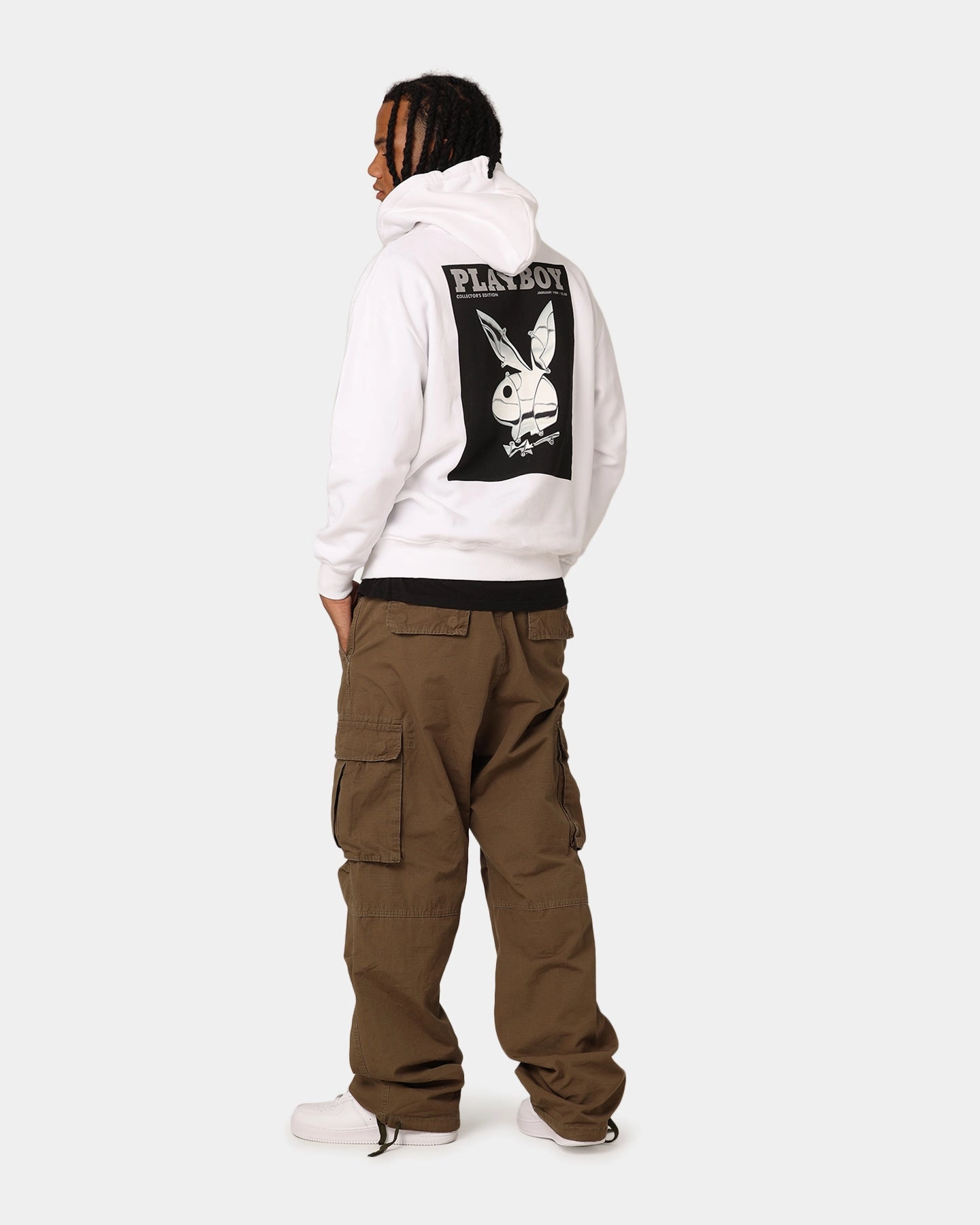 Makeup hypoallergenic Playboy Jan '89 Hoodie White