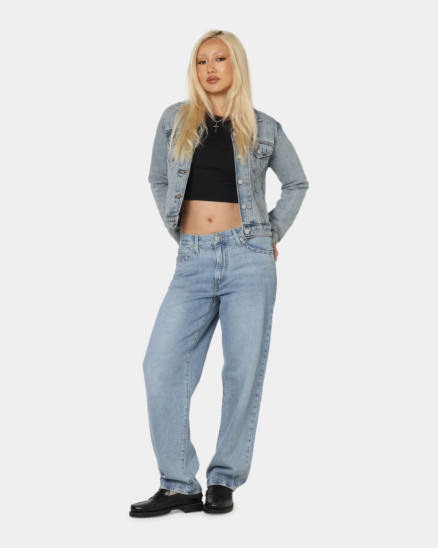 Levi Strauss And Co Women's Original Trucker Jacket Blue professionals