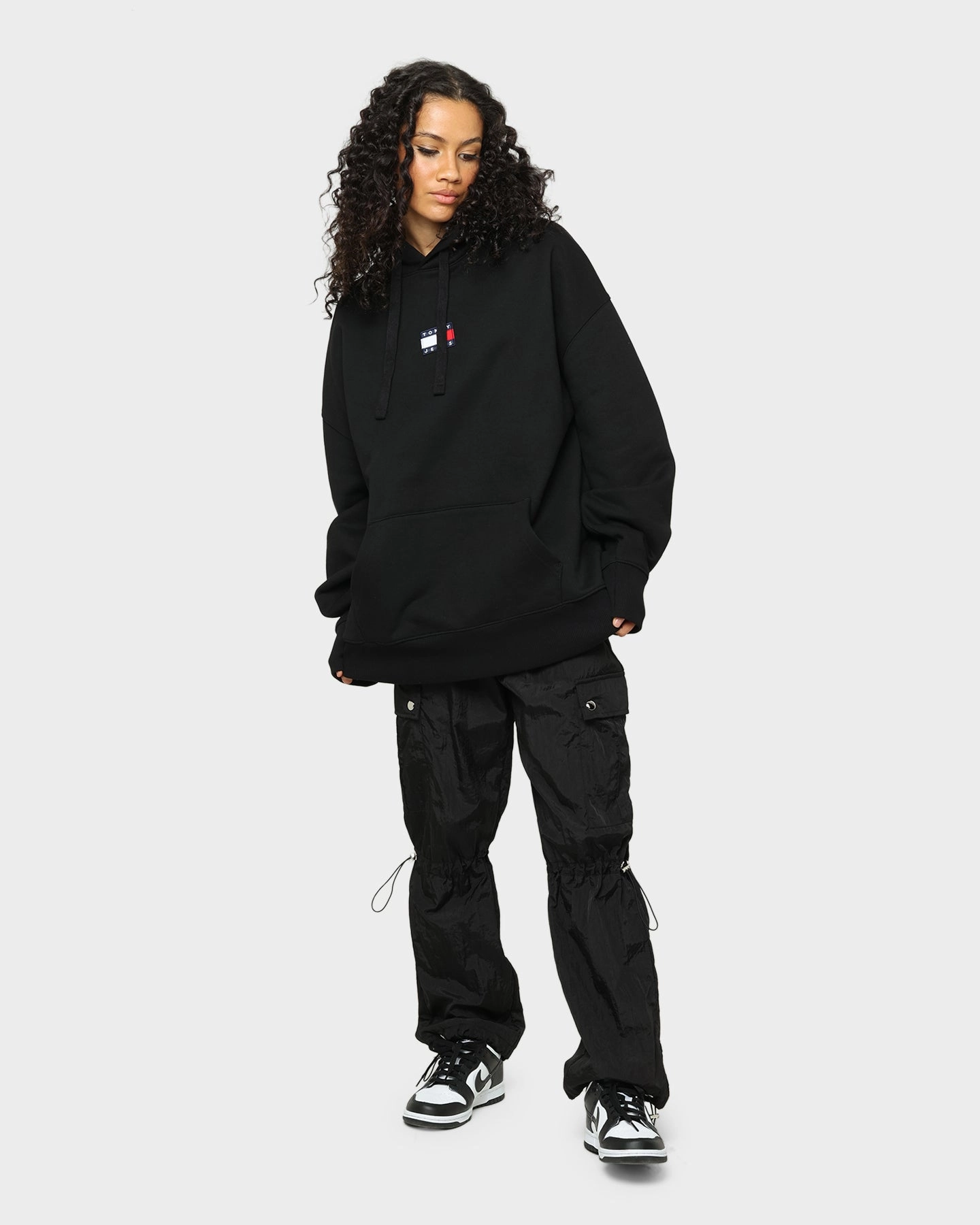 Tommy Jeans Tommy Badge Hoodie Black Smart Wear