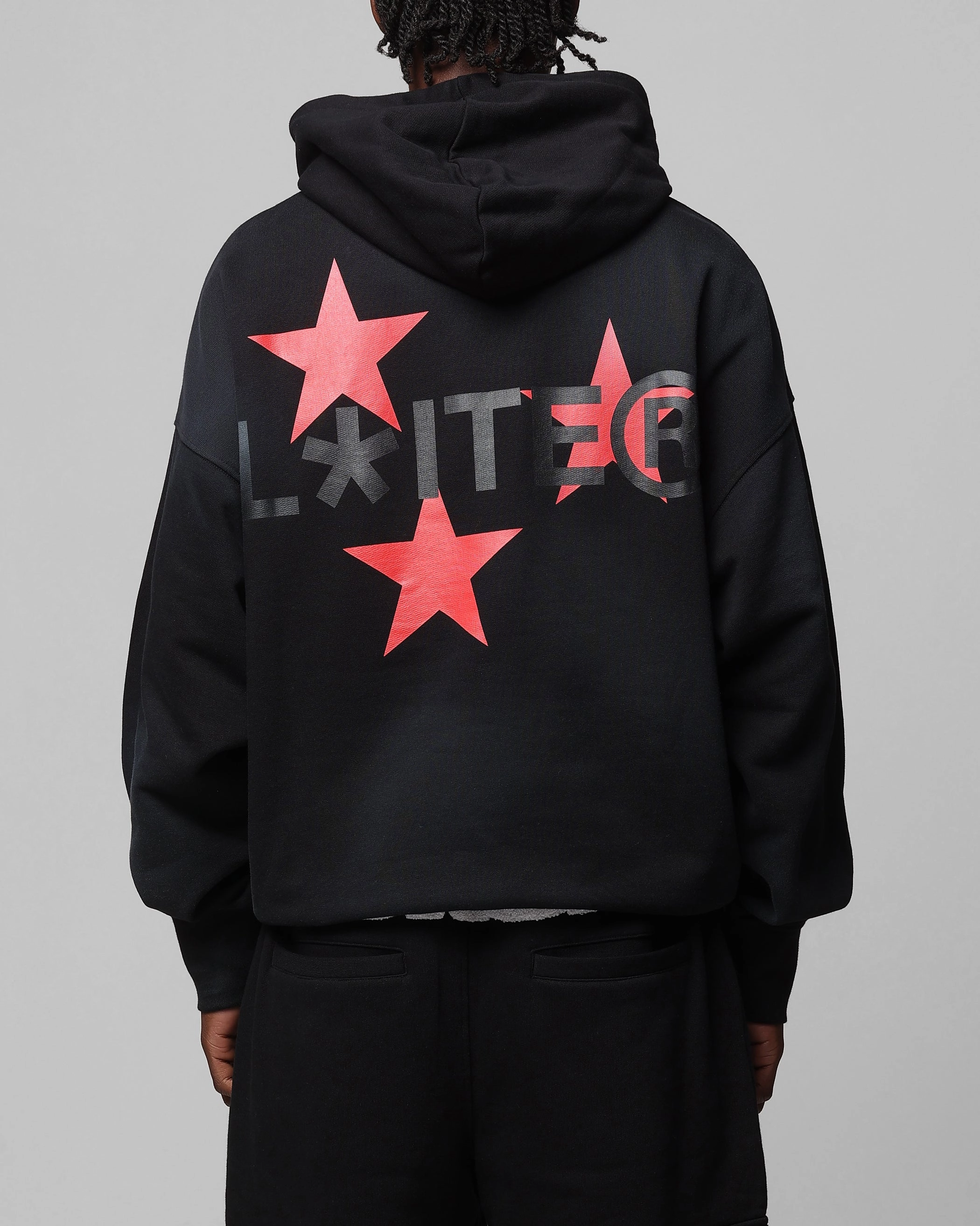 Loiter Trackstar Hoodie Washed Black High-Tech Jacket Flexible Layer