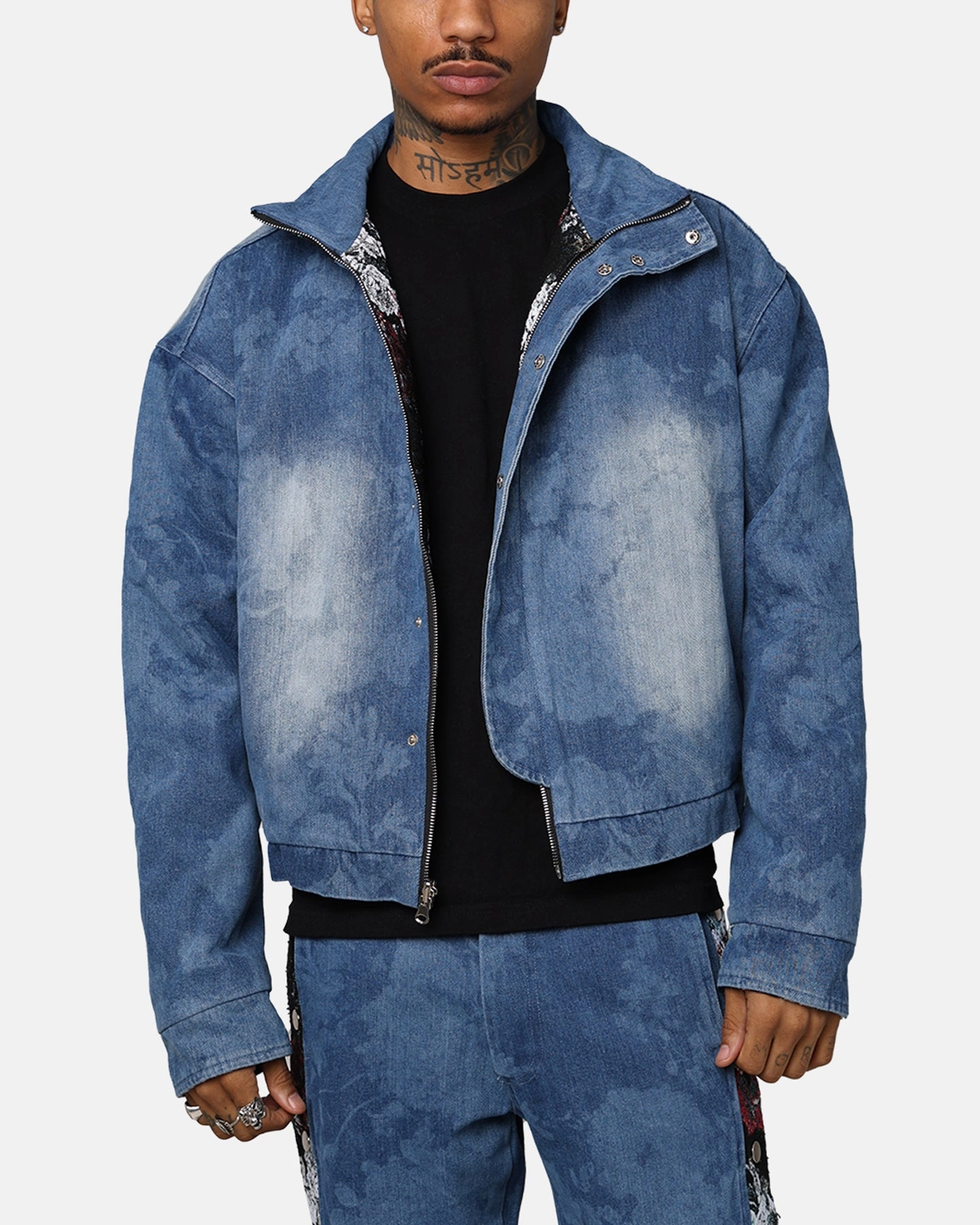 Soul By Am?? Gardener Reversible Jacket Denim Urban Fit Wardrobe