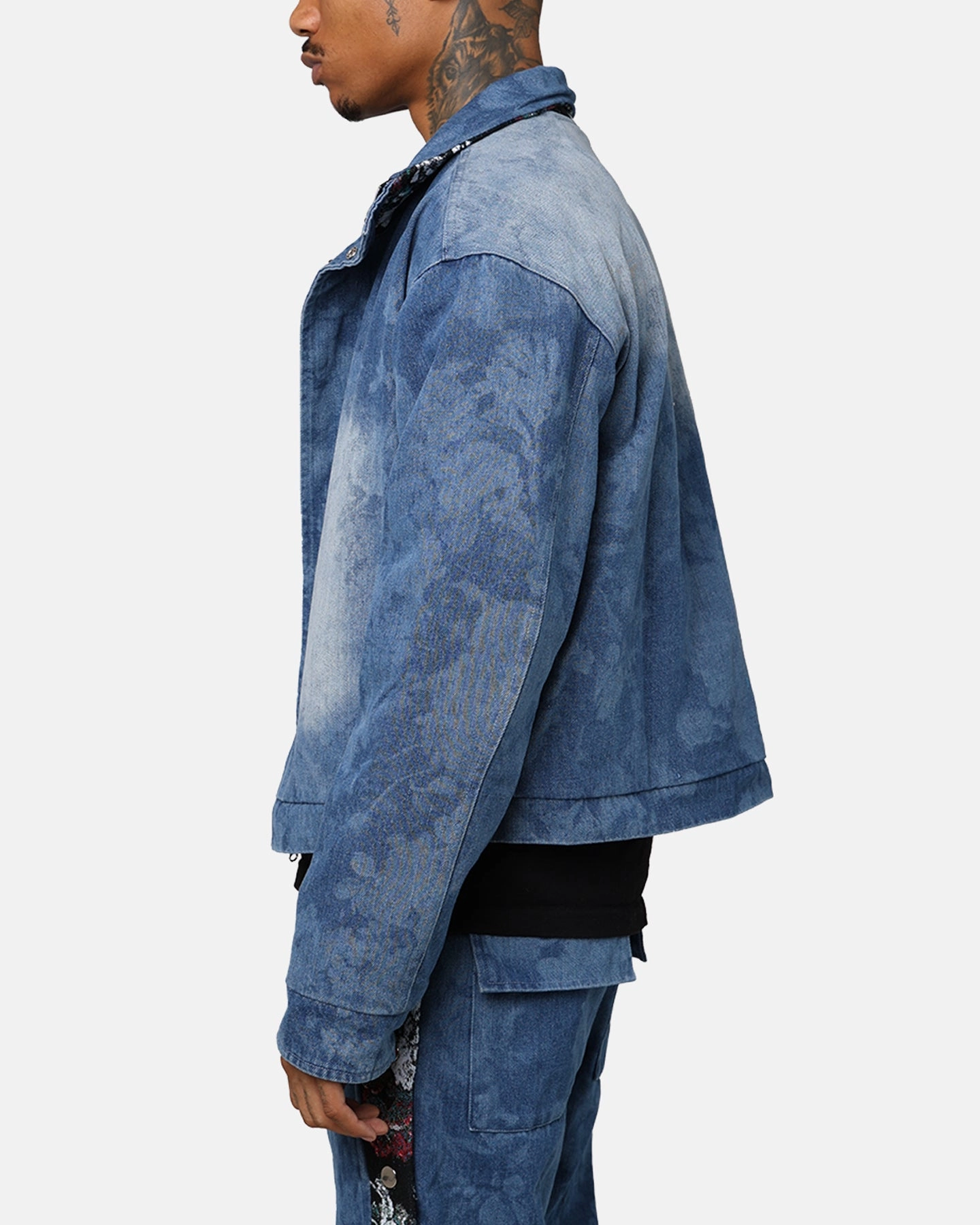 Adventure-Ready Wear Soul By Am?? Gardener Reversible Jacket Denim