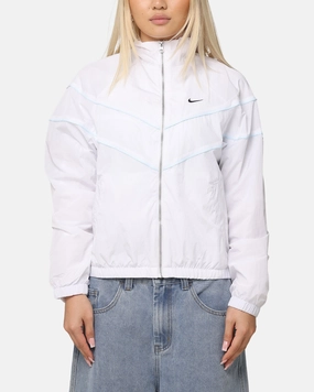 Wind Protection Nike Women's Sportswear Loose UV Woven Full-Zip Jacket White/Black