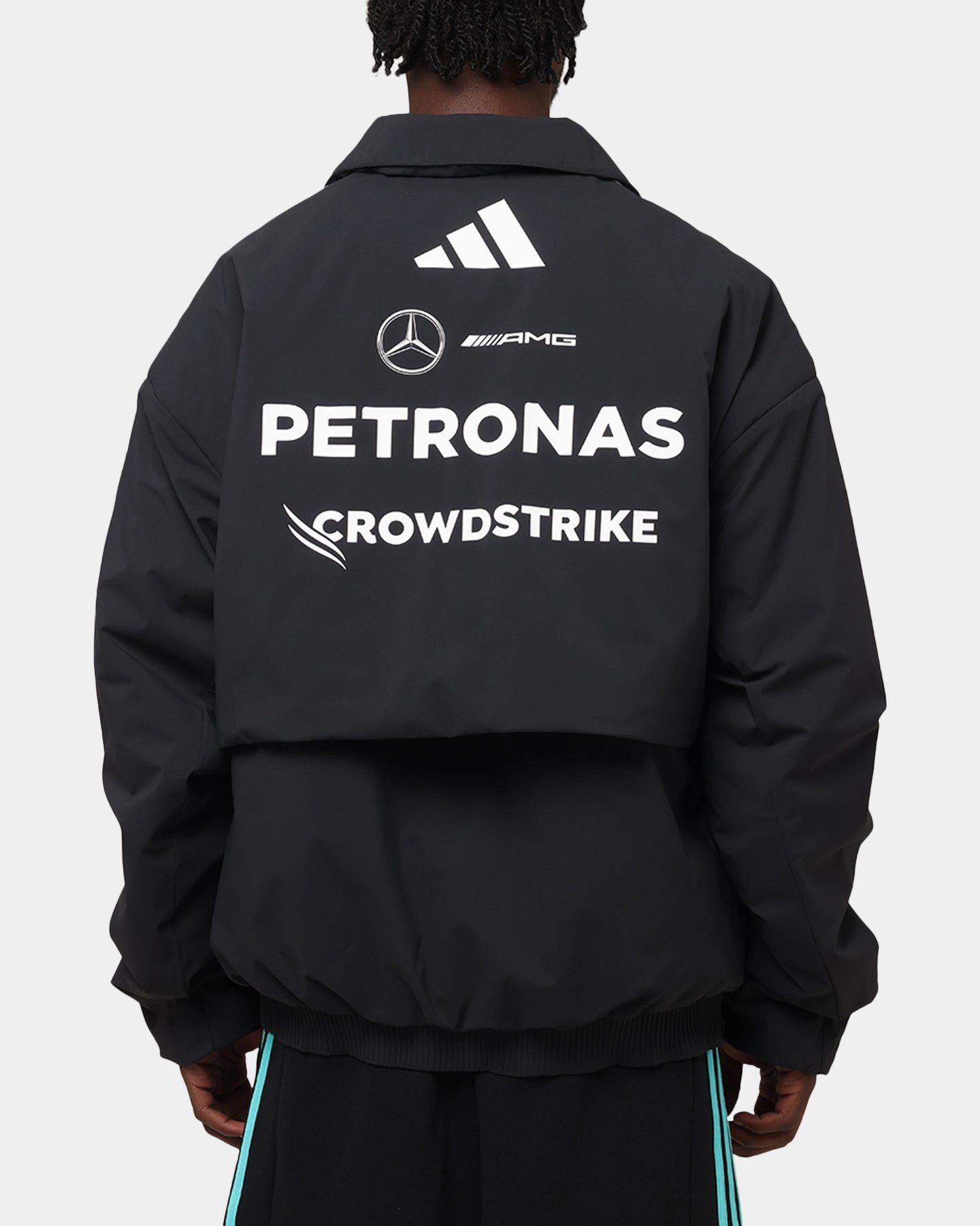 window - shopping hunters adidas x Mercedes-AMG PETRONAS Formula One F1 2025 Team Jacket Black/White