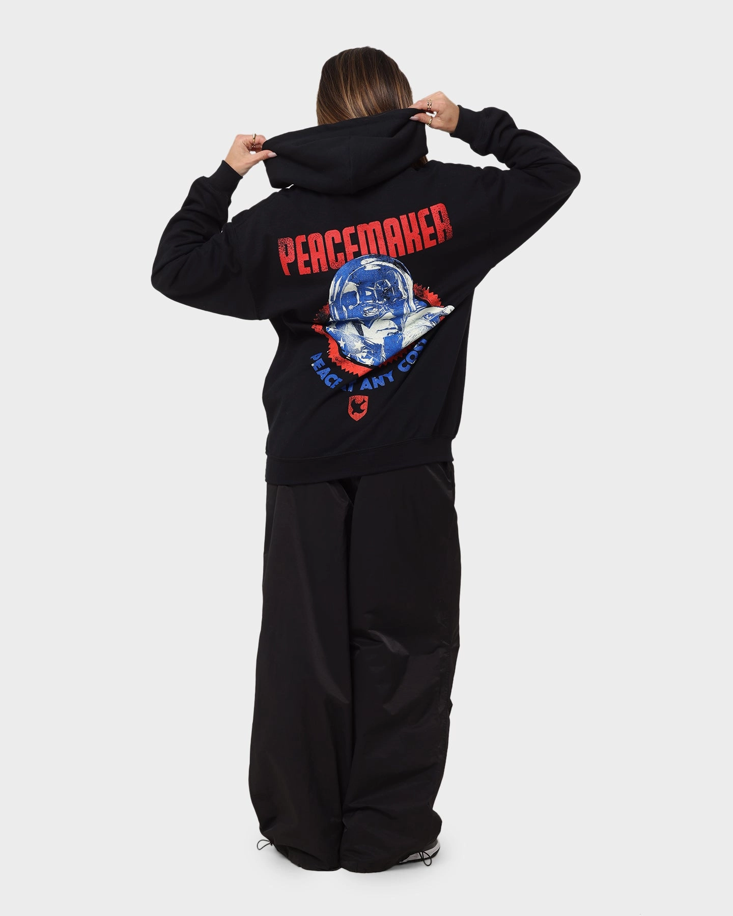 Goat Crew X Peacemaker Peace At Any Cost Hoodie Black Three Layer Laminate