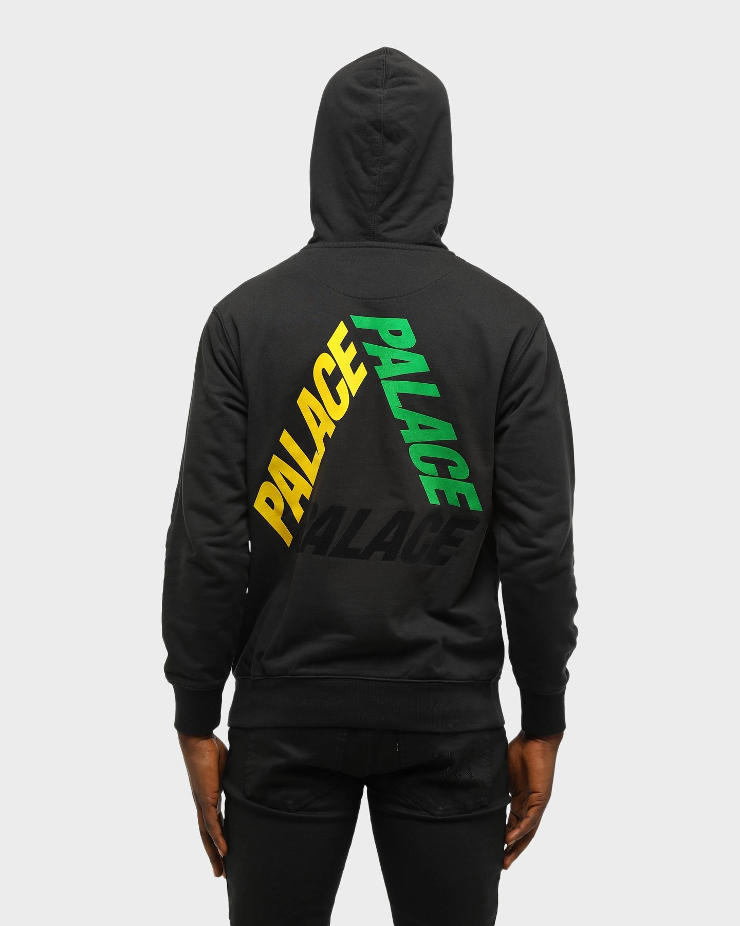 PALACE FLOCKA P3 HOOD BLACK ConvertibleCollar
