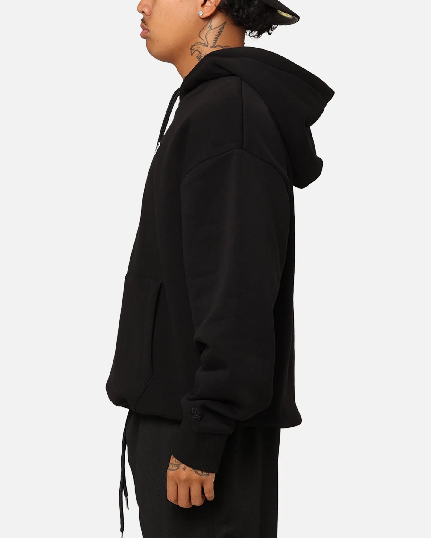 New Era Branded Hoodie Black Worship