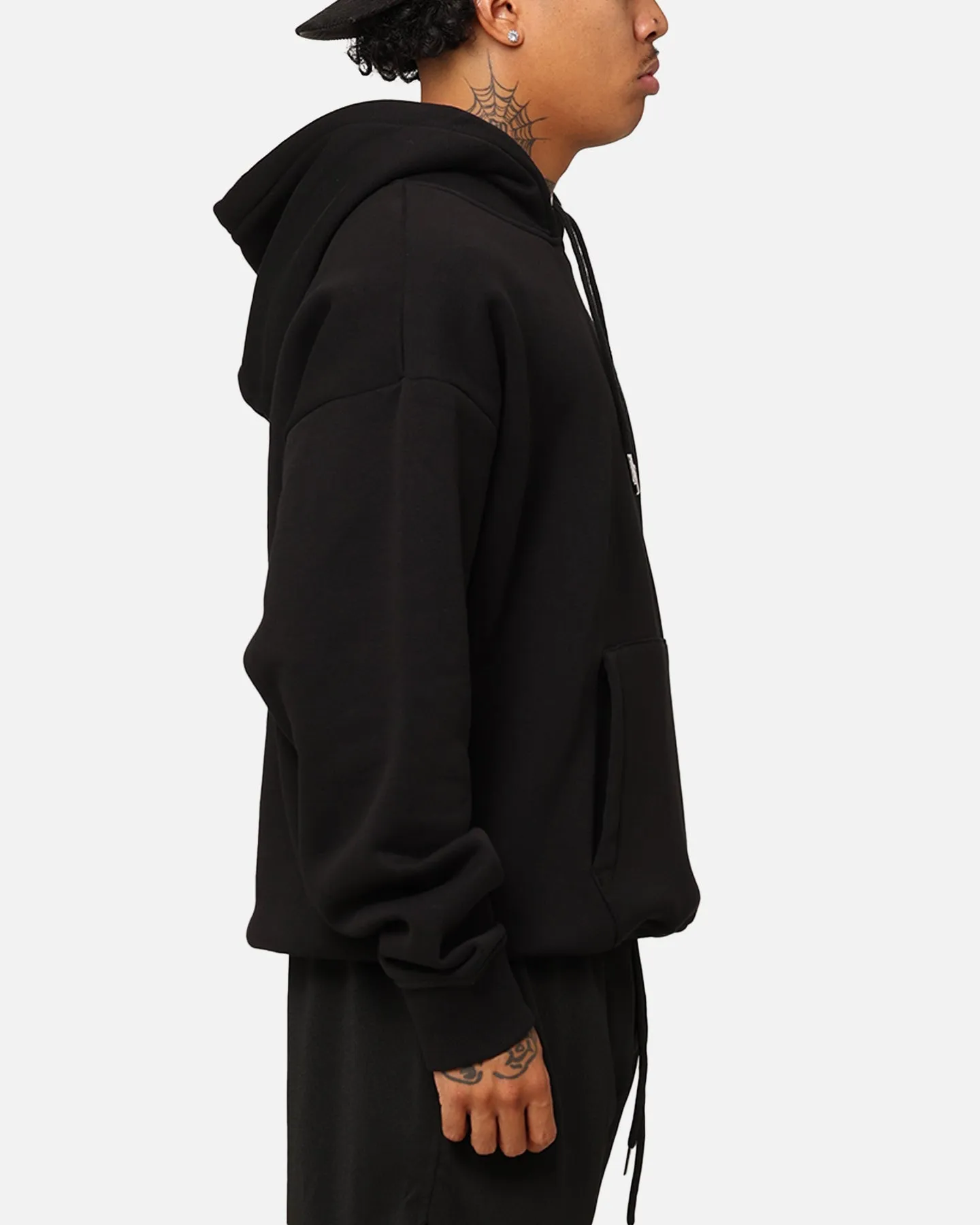 New Era Branded Hoodie Black HemLock Adjustment System