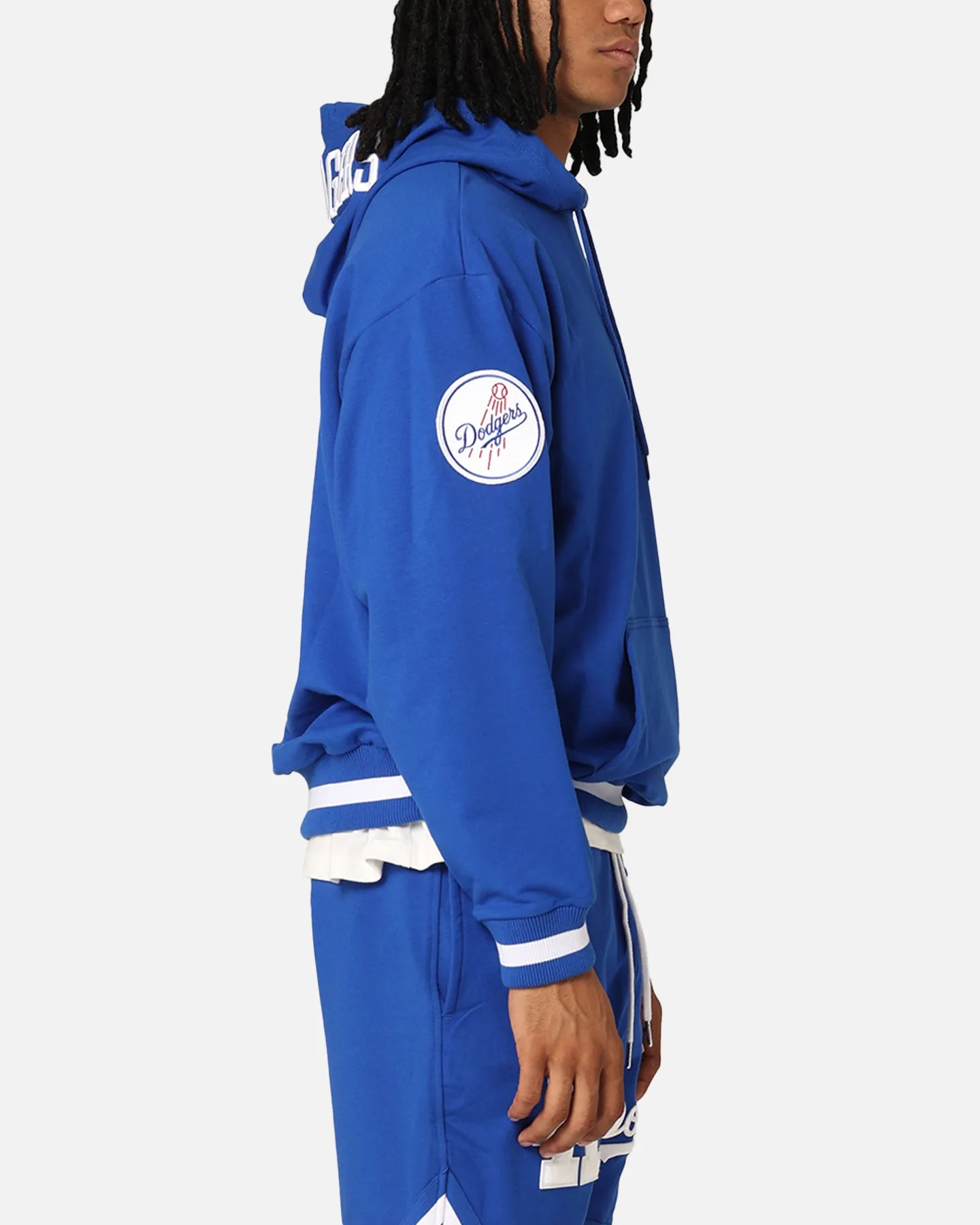 Serve Versatile Outerwear New Era Los Angeles Dodgers Hoodie Bright Royal