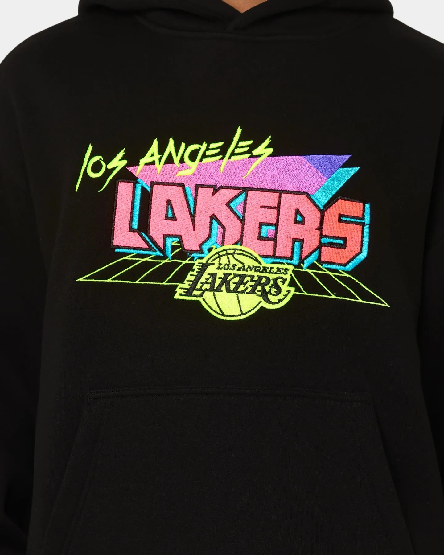 New Era Los Angeles Lakers Retro Arcade Hoodie Black Symbol Score