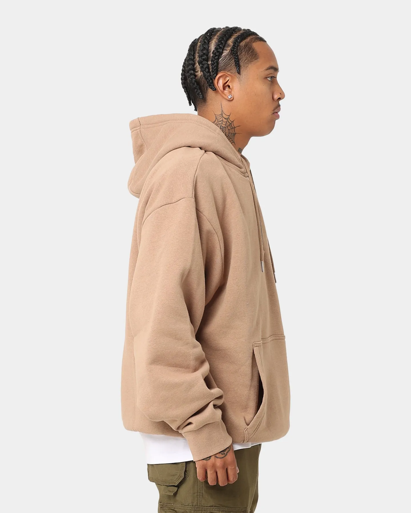 Flexible Layering mass - produced New Era New York Yankees Quarter Zip Sleeve Script Hoodie Khaki/Black