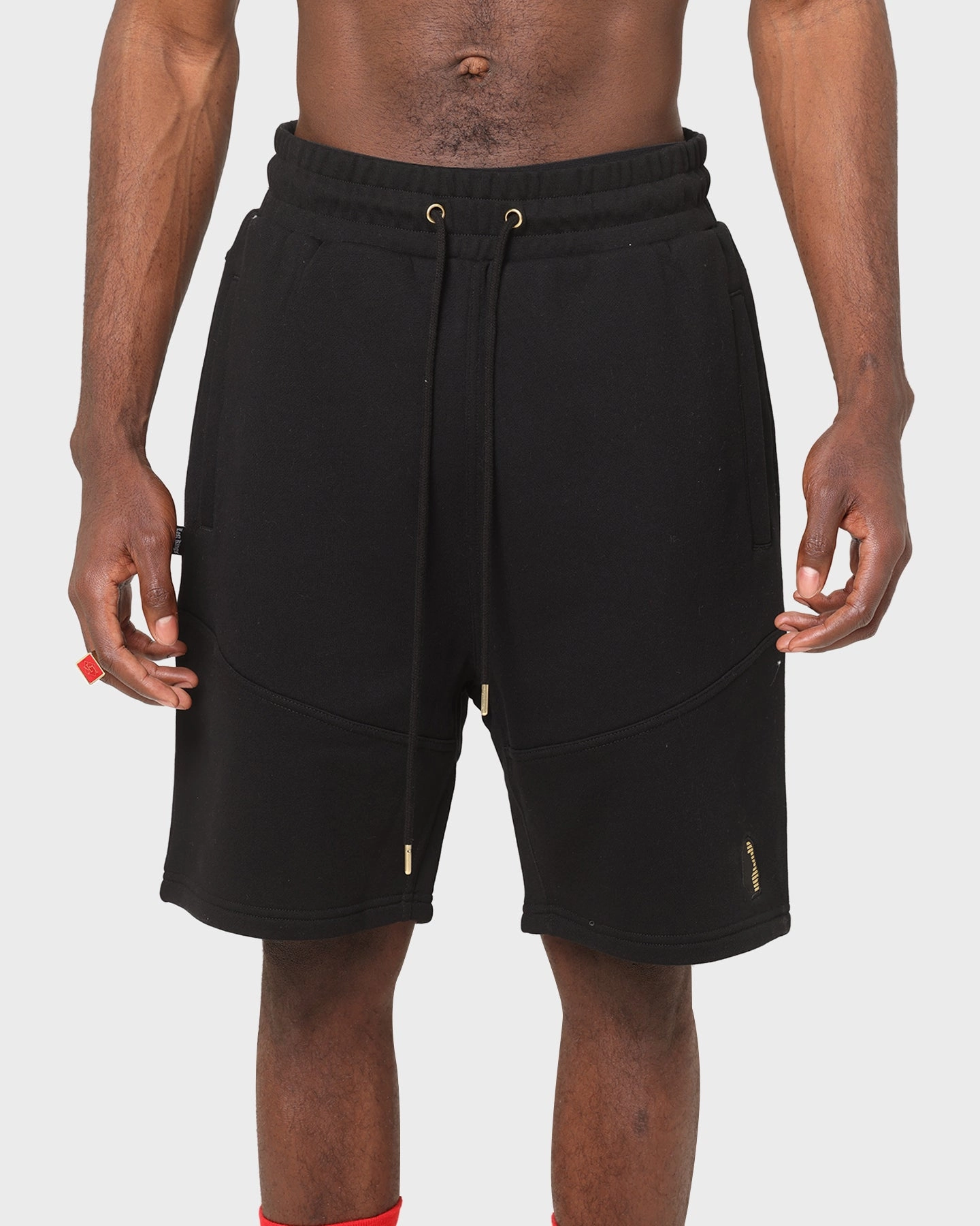 Last Kings Tut Basic Sweat Shorts Black Casual Clothing