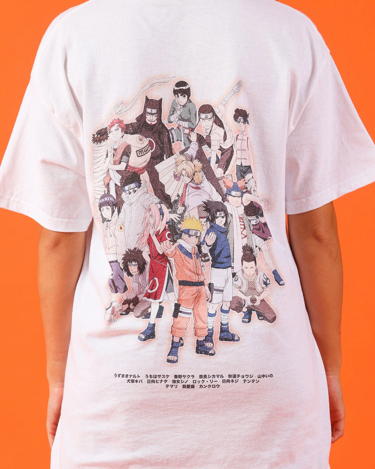 Goat Crew X Naruto Shinobi T-Shirt White Sublimation Printed Collar SlimFitDesign