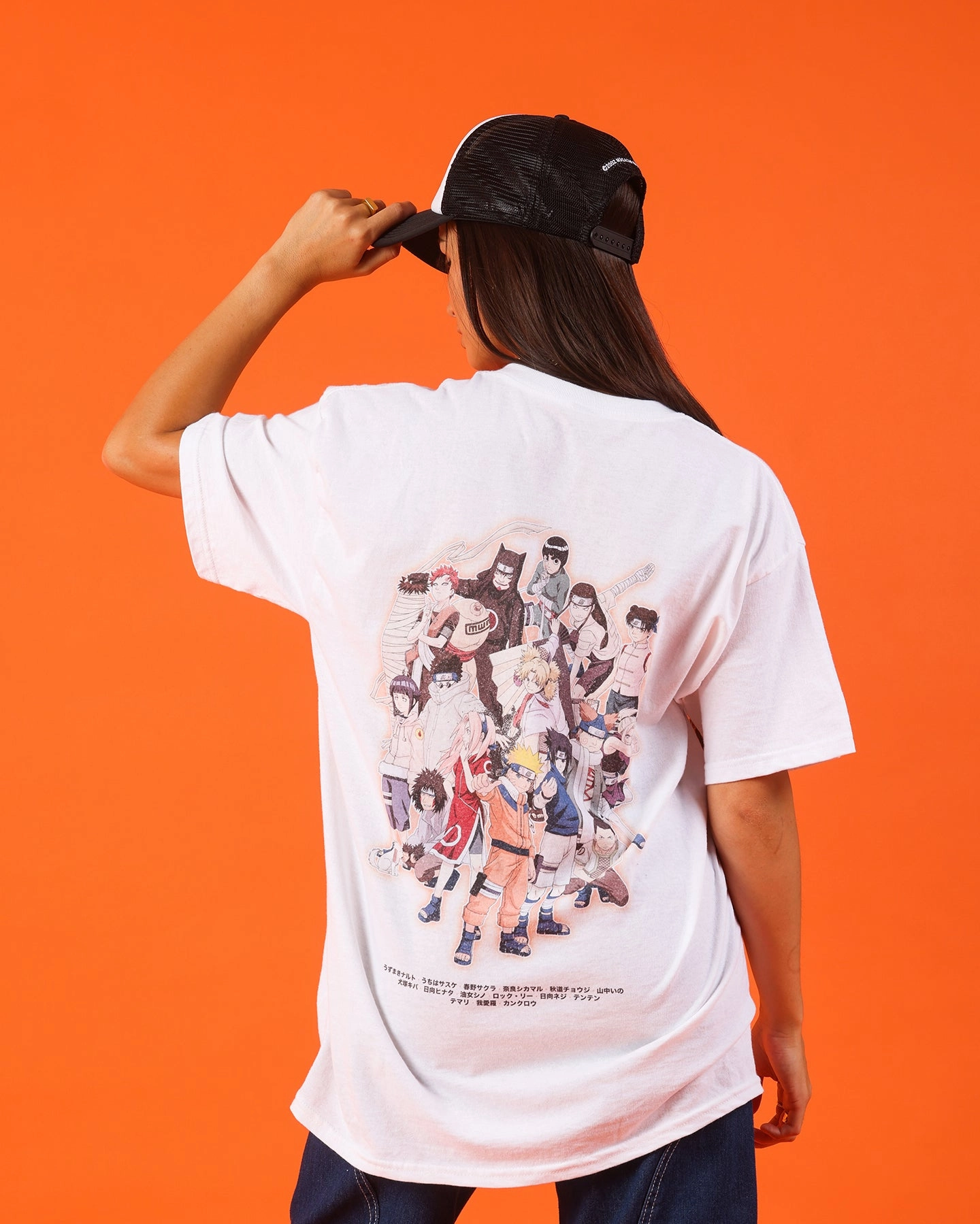 Goat Crew X Naruto Shinobi T-Shirt White Smart Layering Informal charm