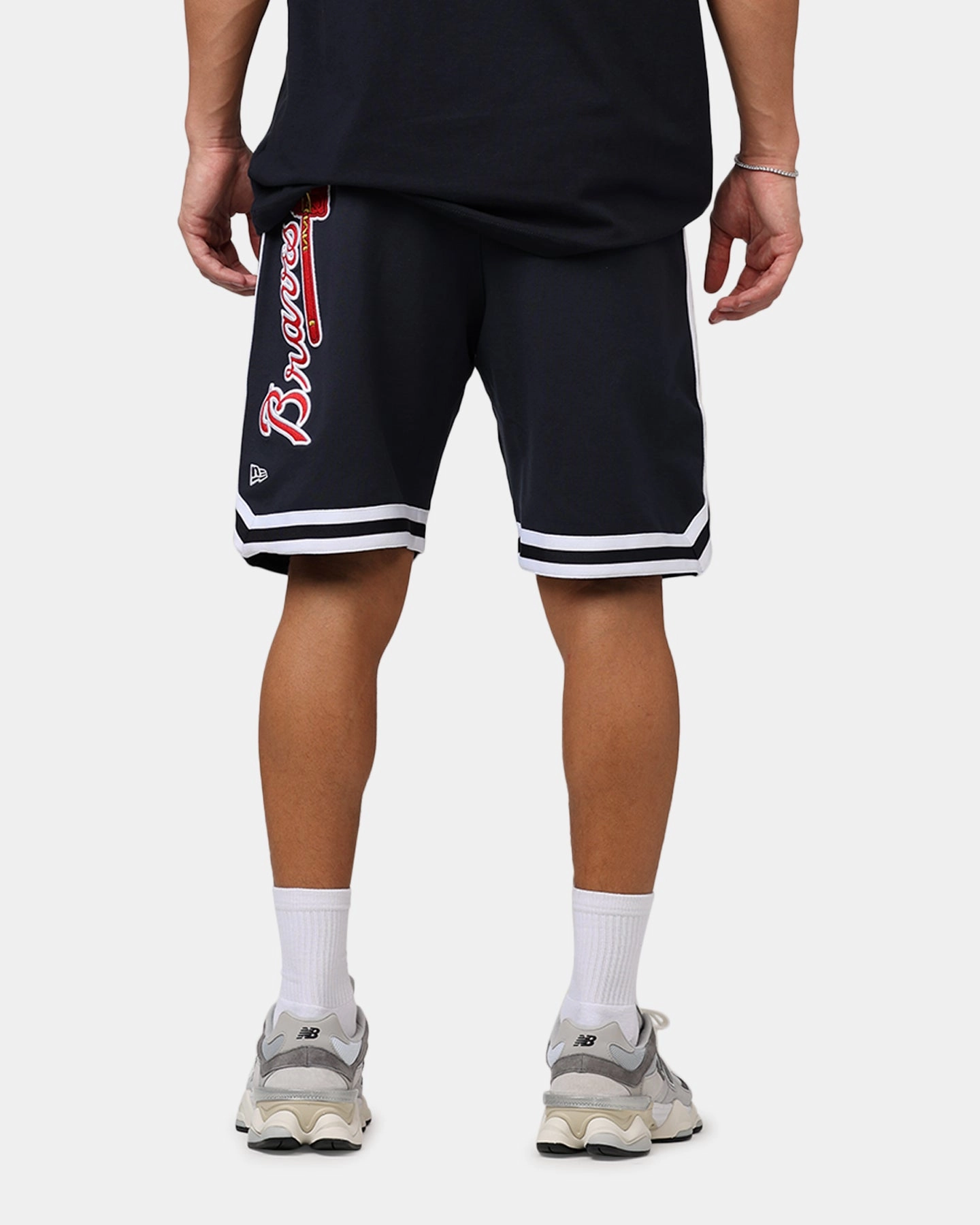 finance industry Comfort waistband New Era Atlanta Braves 'Logo Select Official Team Colors' Shorts OTC