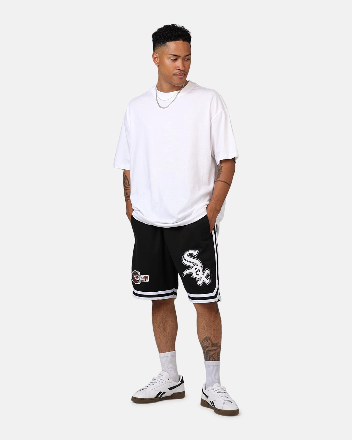 holiday apparel Party outfit New Era Chicago White Sox 'Logo Select Official Team Colors' Shorts OTC