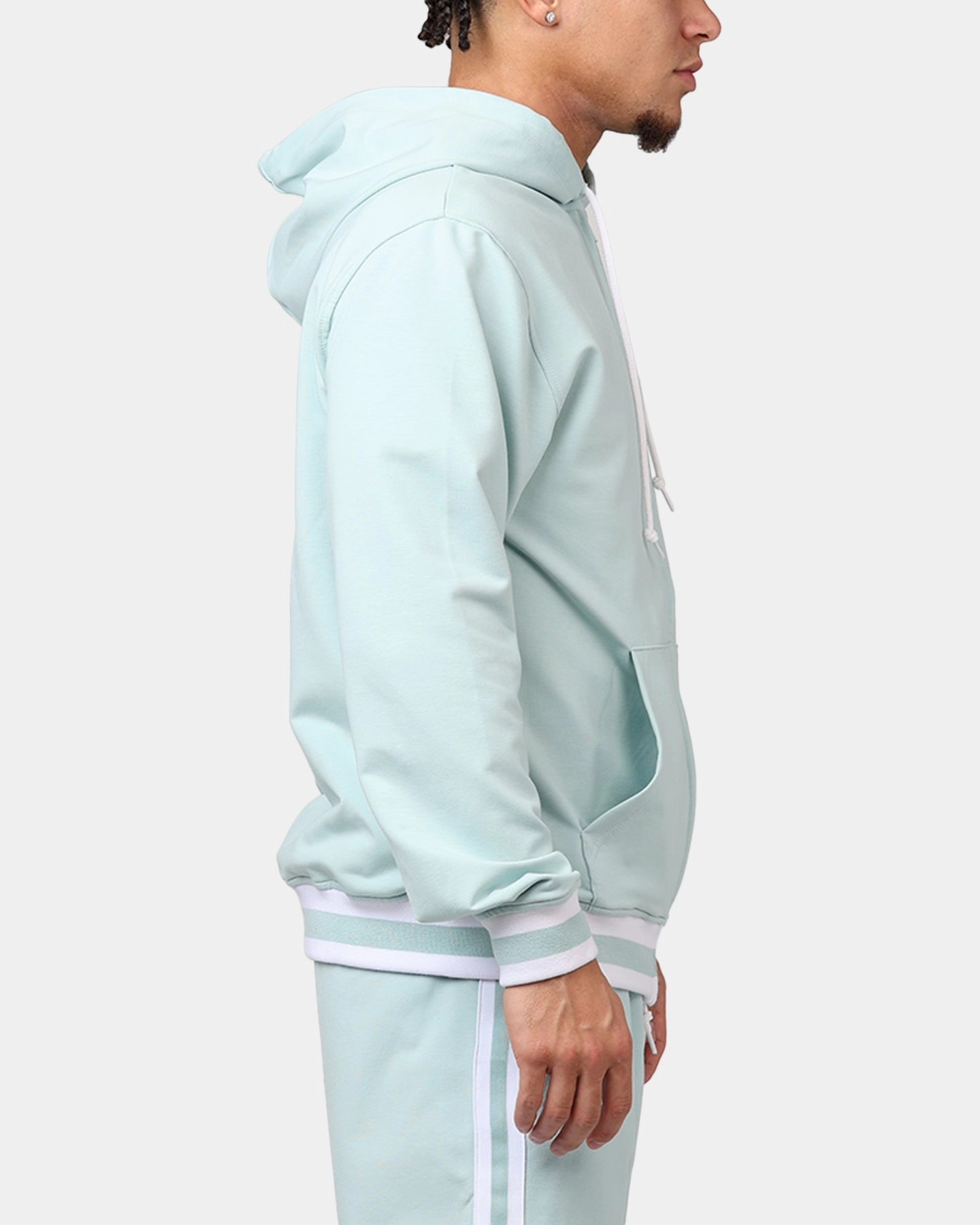 New Era Las Vegas Raiders 'Logo Select Mint' Full Zip Hoodie Mint/White waist length