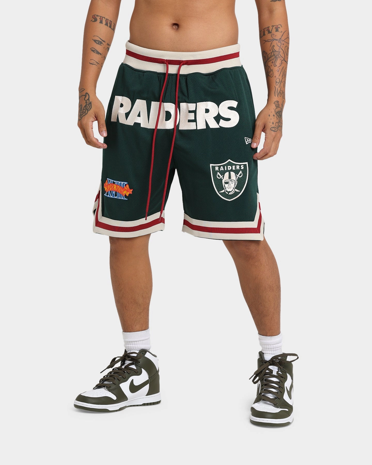 New Era Las Vegas Raiders Mesh Shorts Dark Green Pilates wear