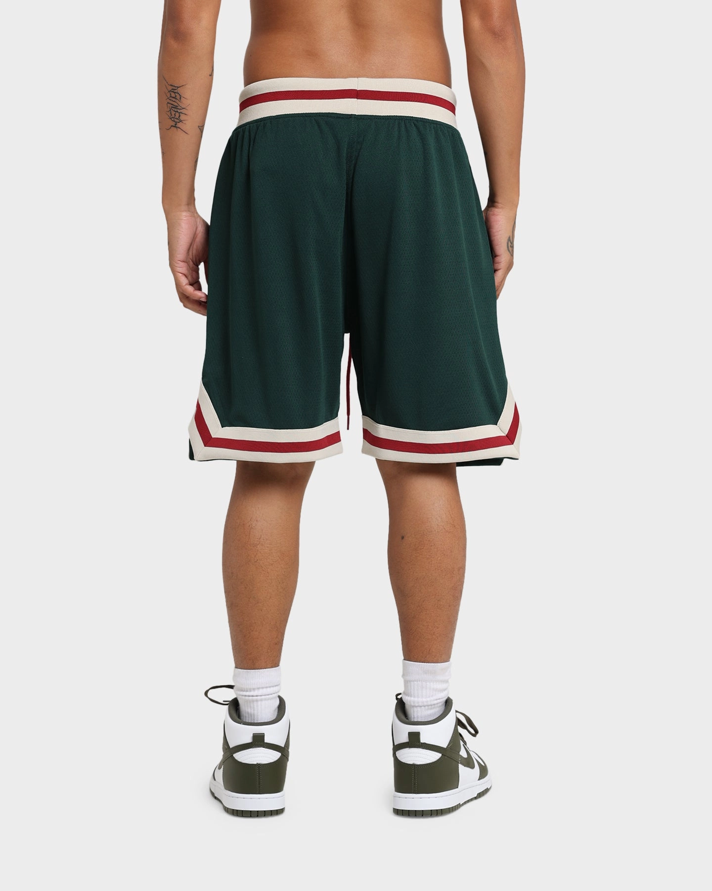 New Era Las Vegas Raiders Mesh Shorts Dark Green shrink - resistant Quick Release Closure