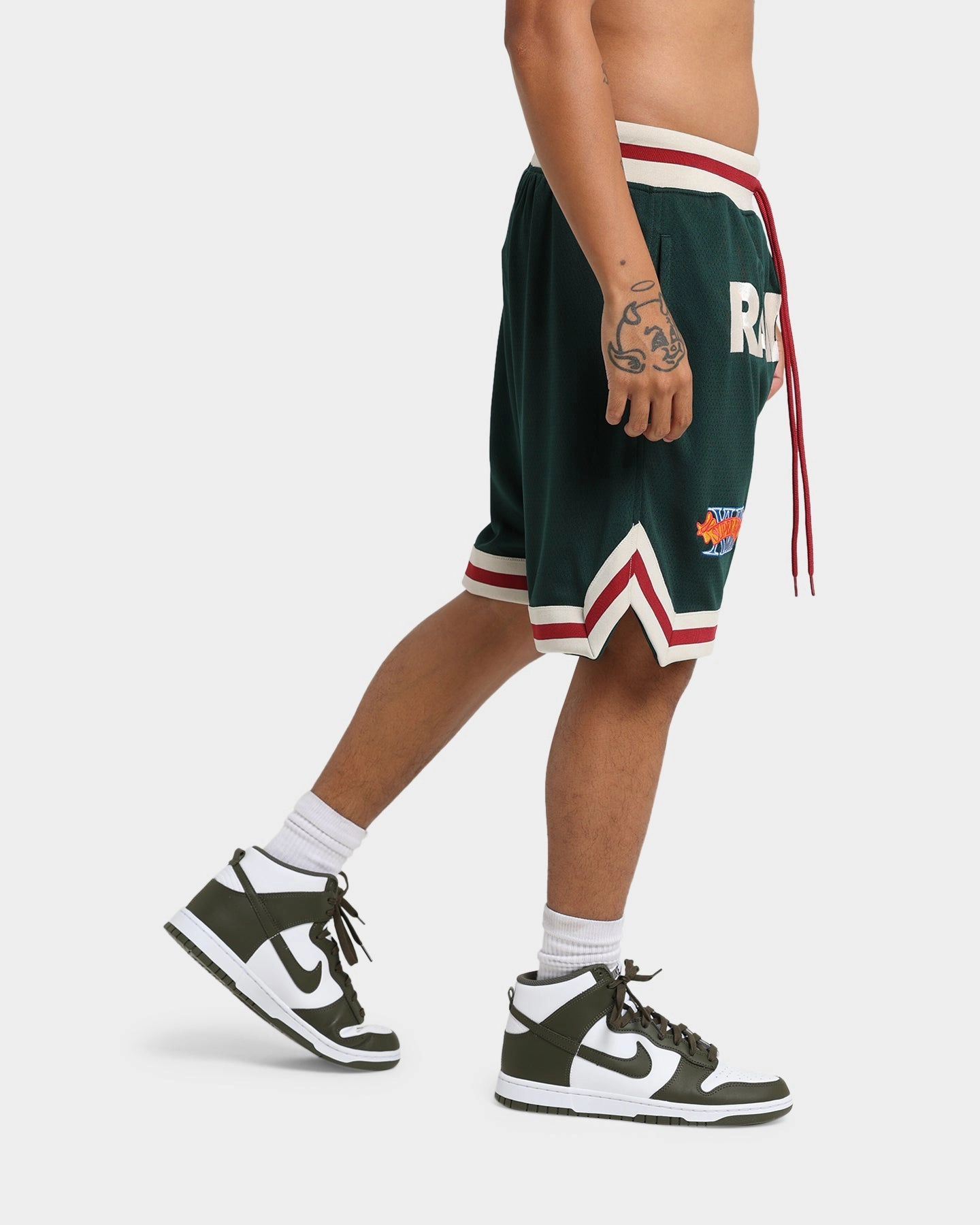 Coastal Style New Era Las Vegas Raiders Mesh Shorts Dark Green