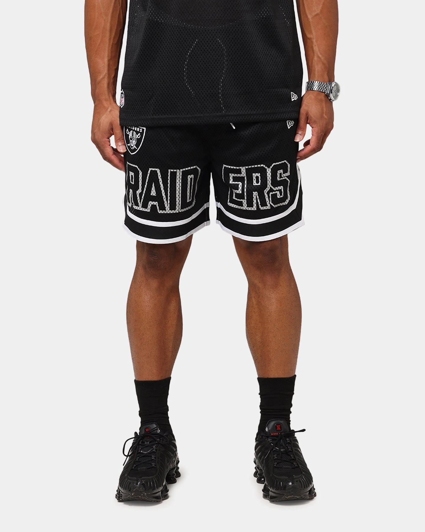 SeamlessConstruction New Era Las Vegas Raiders NFL Graphic Shorts Black