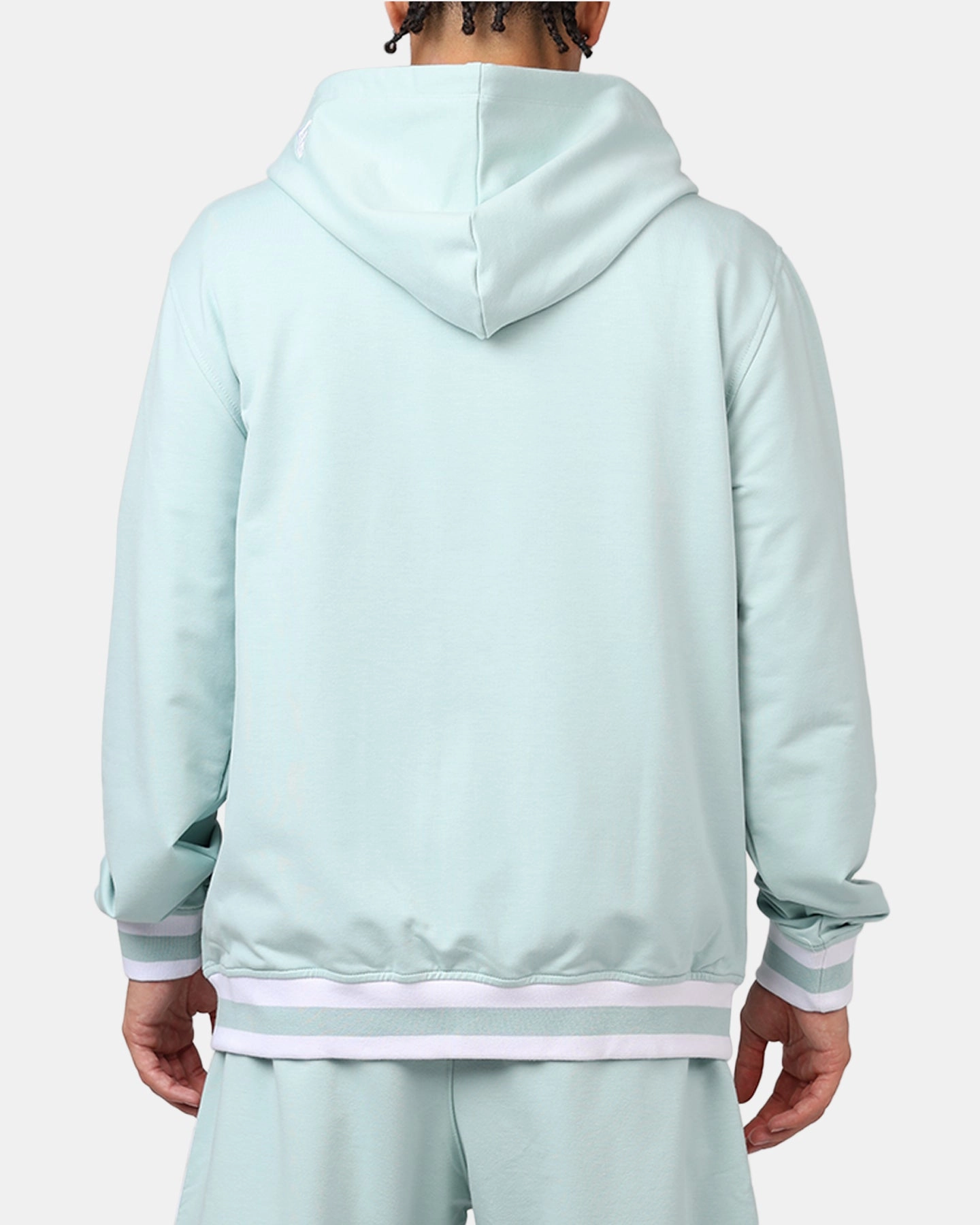 Laser Cut Vents Probability New Era Los Angeles Dodgers 'Logo Select Mint' Full Zip Hoodie Mint/White