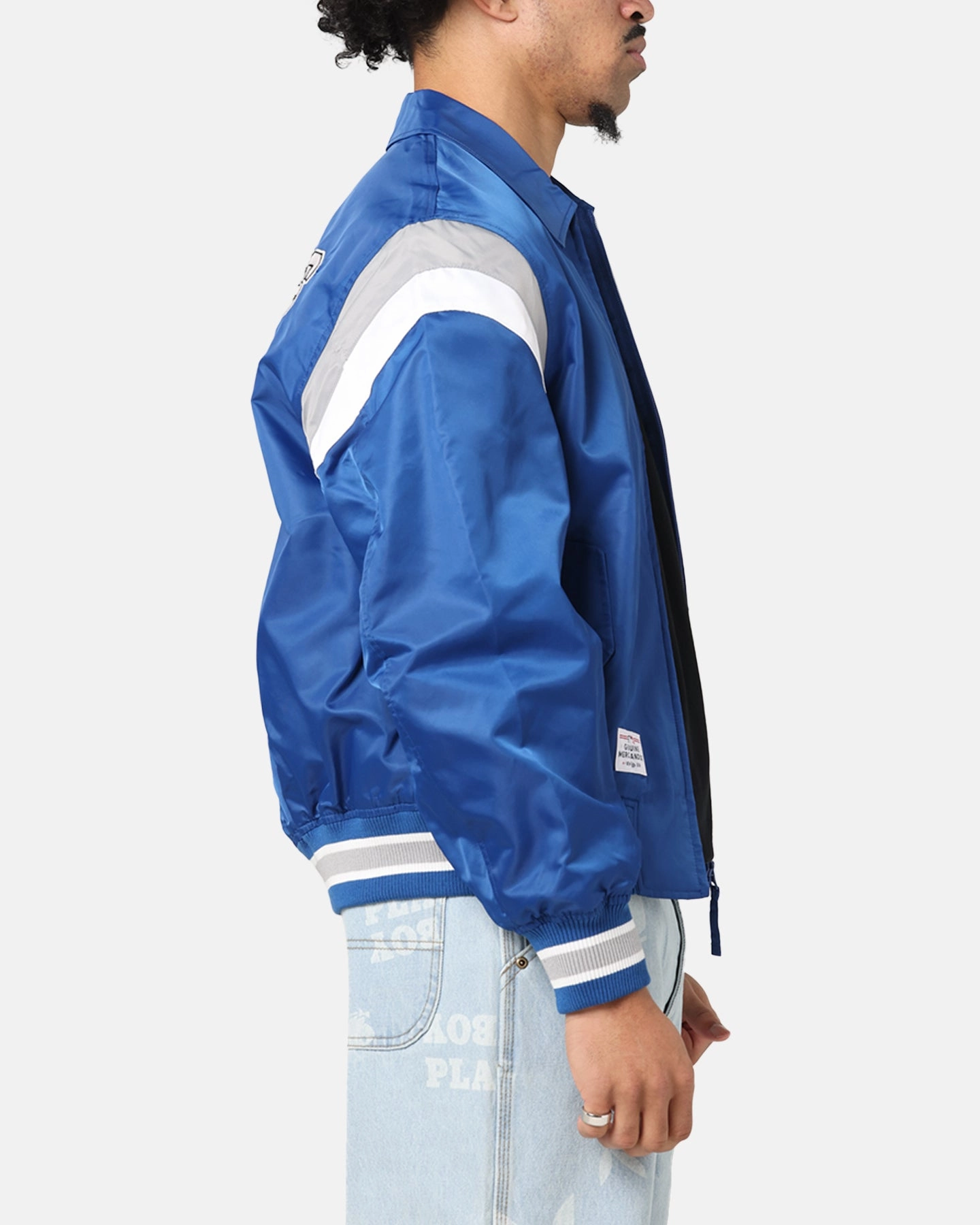 Beauty Launch New Era Los Angeles Dodgers MLB Retro Stadium Jacket Blue