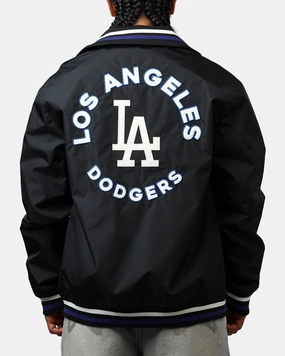 challenge New Era Los Angeles Dodgers Throwback Jacket Black