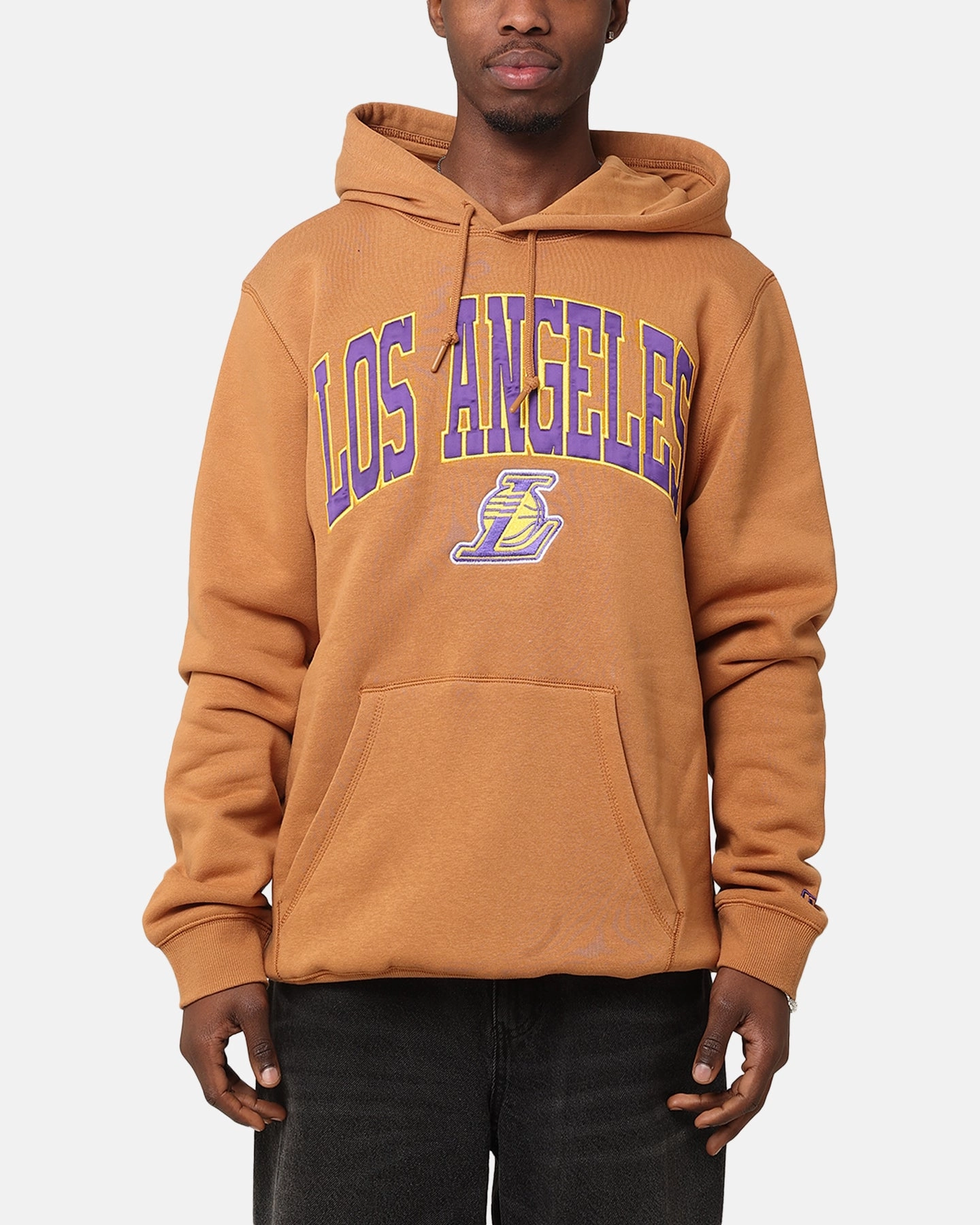 Recognize Present New Era Los Angeles Lakers Pullover Hoodie Medium Beige