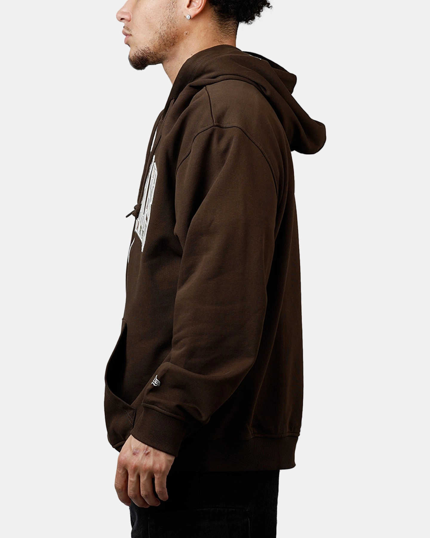 Permit New Era Los Angeles Lakers Upholstery Hoodie Walnut