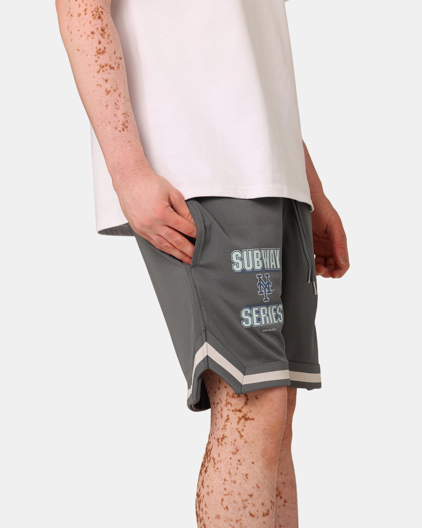 New Era New York Mets Mesh Shorts Iron Stylish Design Anti Static Technology