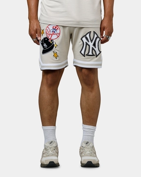 New Era New York Yankees 'Logo Select' Summer Shorts Stone custom-made