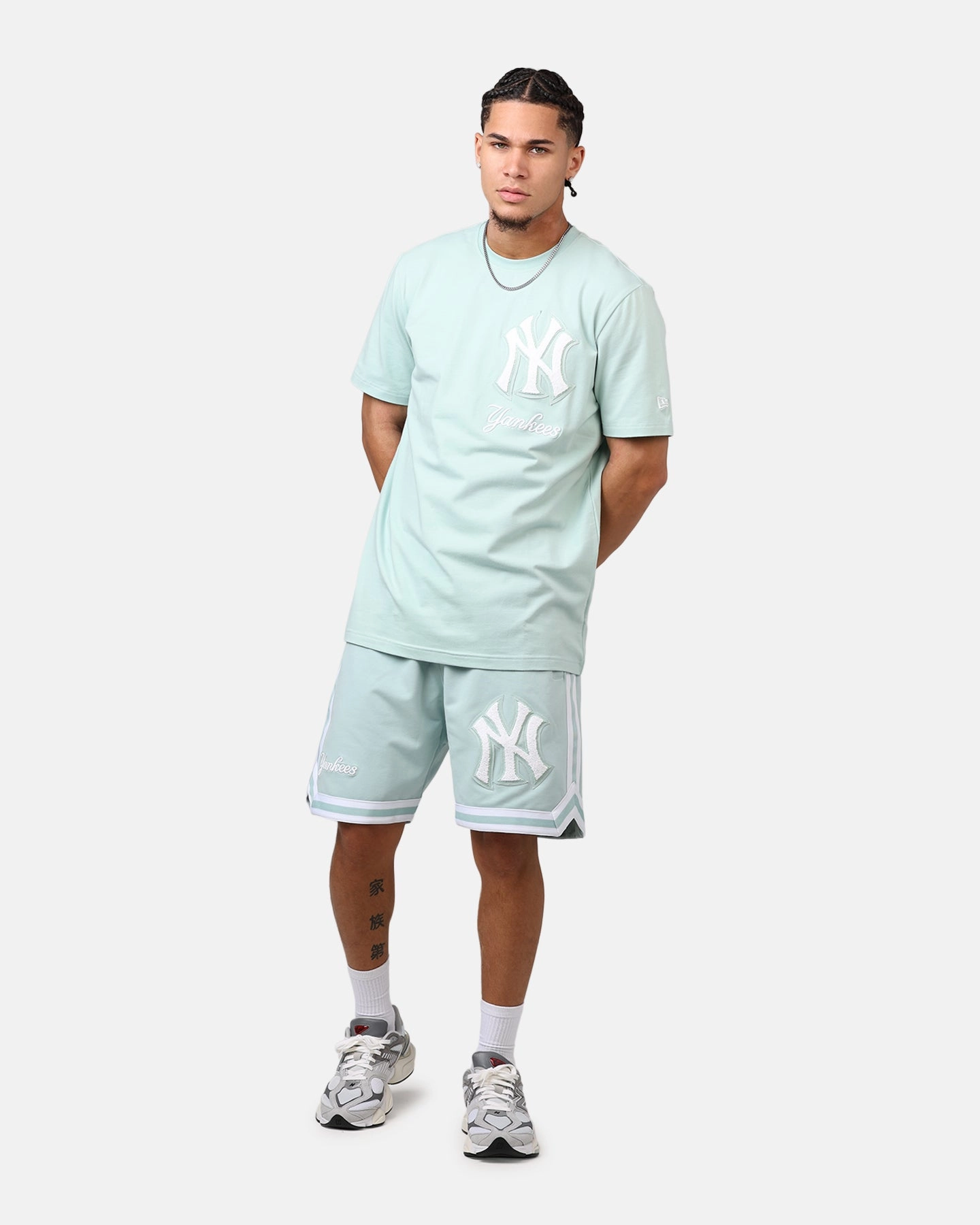 New Era New York Yankees 'Logo Select Mint' Shorts Mint/White Casual Comfort Daily Essential