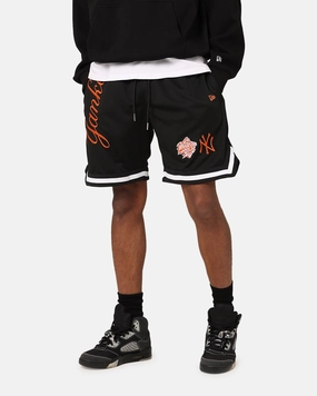 artisanal quality New Era New York Yankees 'Scary Nights' Mesh Shorts Black/Orange