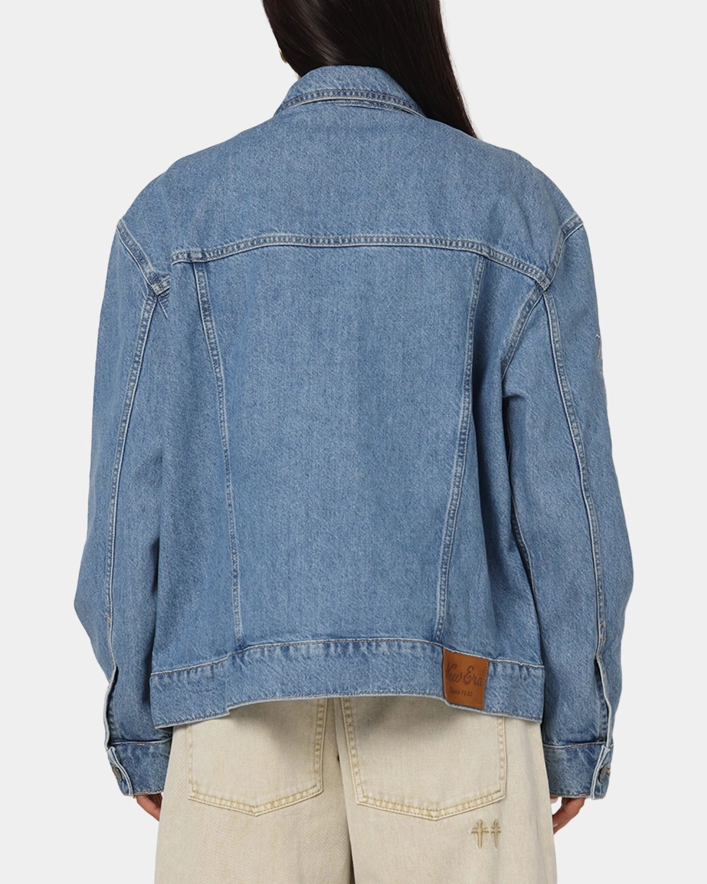 New Era New York Yankees MLB Denim Jacket Denim Thermal Lining