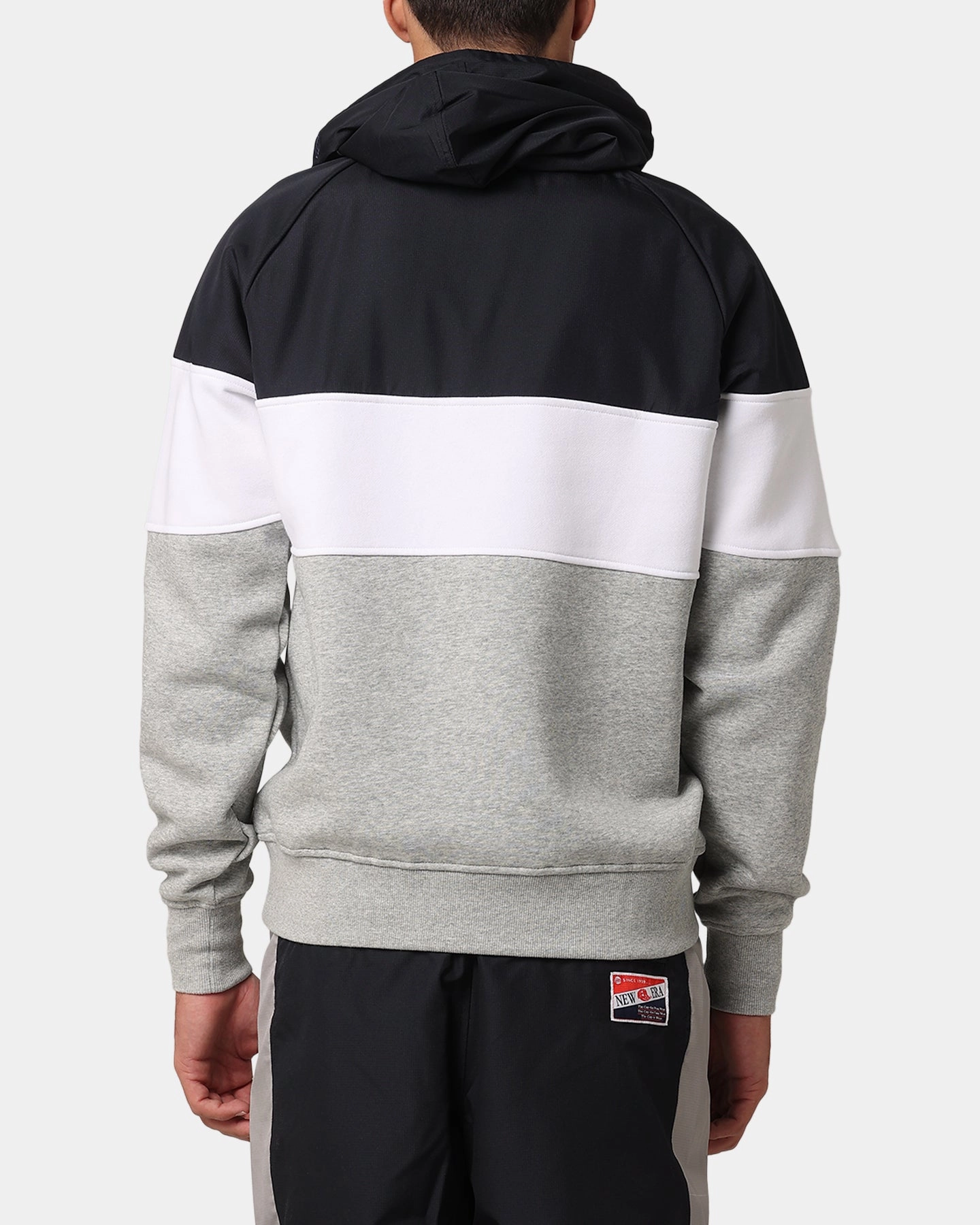 mid-length New Era New York Yankees Quarter Zip Hoodie Navy