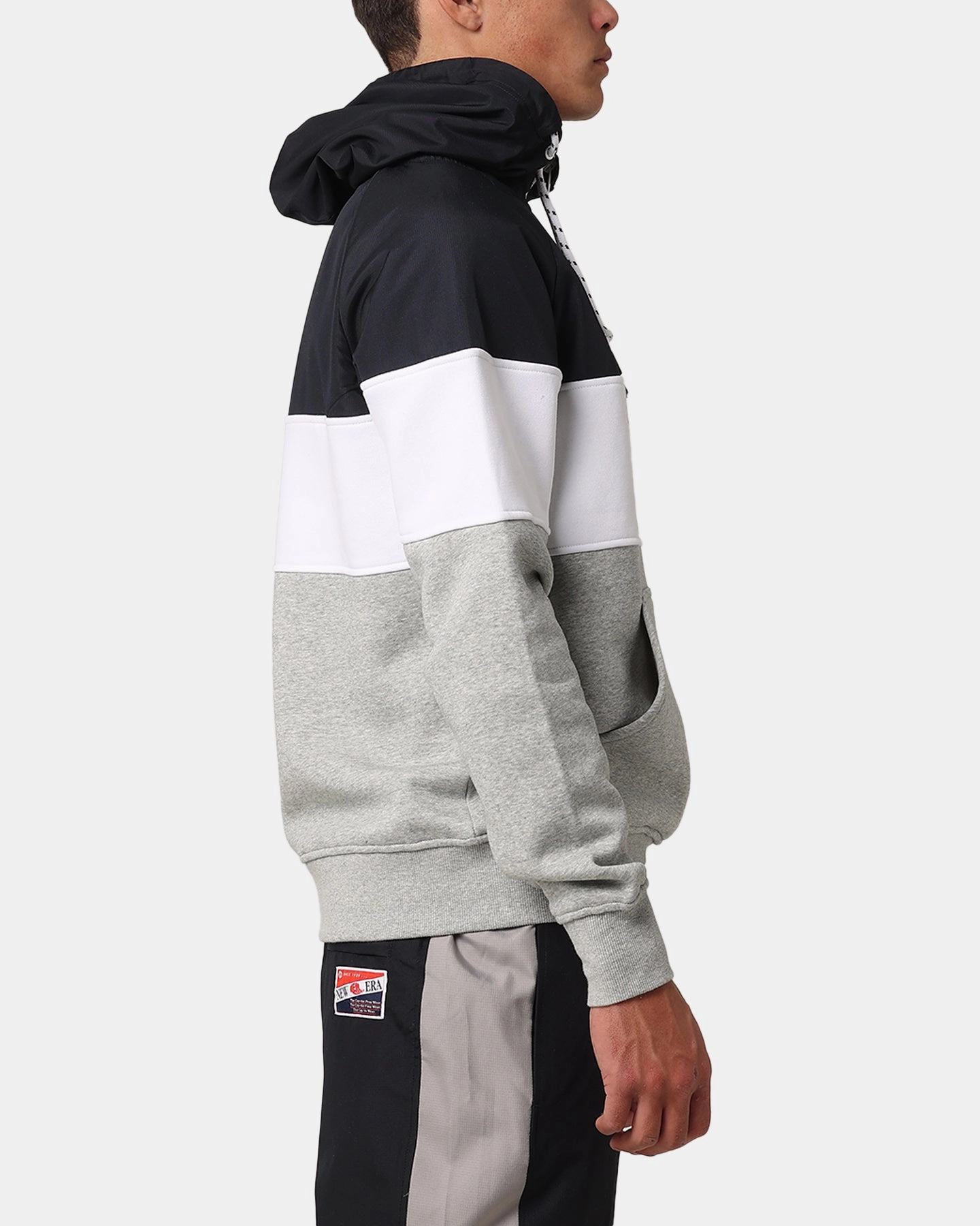 New Era New York Yankees Quarter Zip Hoodie Navy suitable for indoor activities