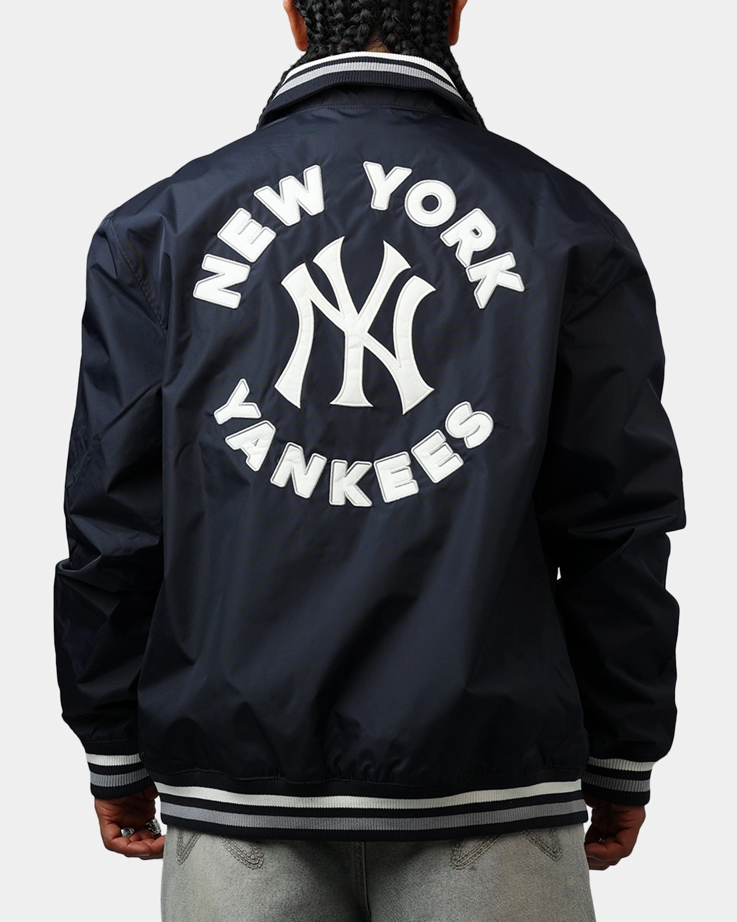 New Era New York Yankees Throwback Jacket Navy Allow
