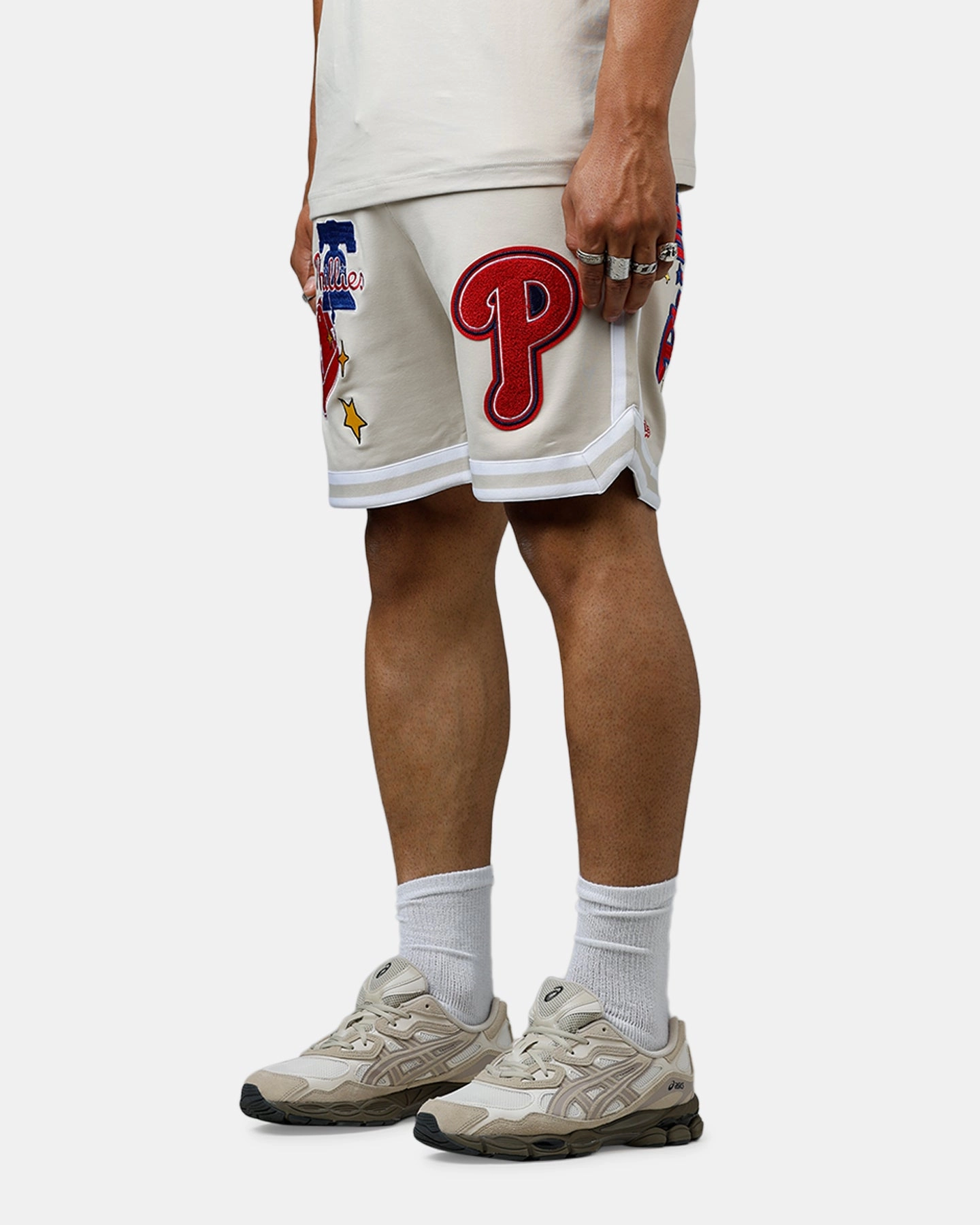 New Era Philadelphia Phillies 'Logo Select' Summer Shorts Stone Formal Wear Office Wear