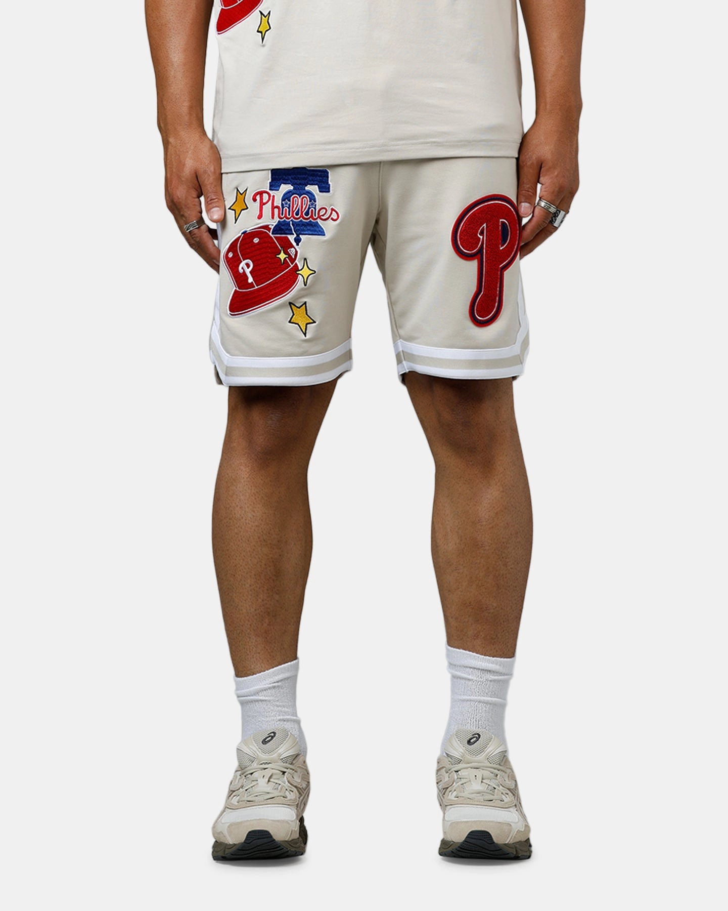 Parka New Era Philadelphia Phillies 'Logo Select' Summer Shorts Stone