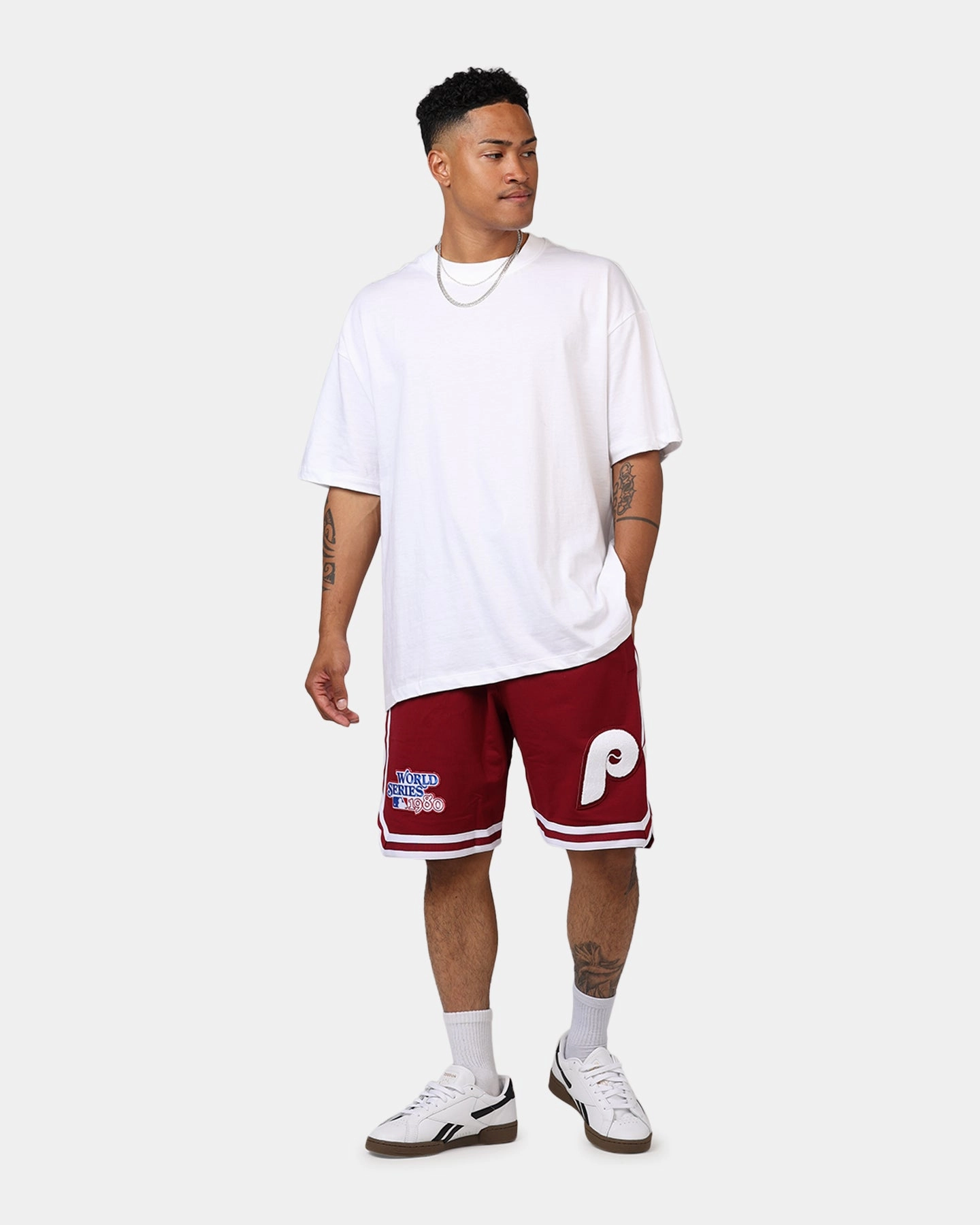 mid-rise Dynamic Tension Control New Era Philadelphia Phillies 'Logo Select Official Team Colors' Shorts OTC