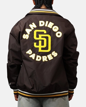 New Era San Diego Padres Throwback Jacket Brown Socks